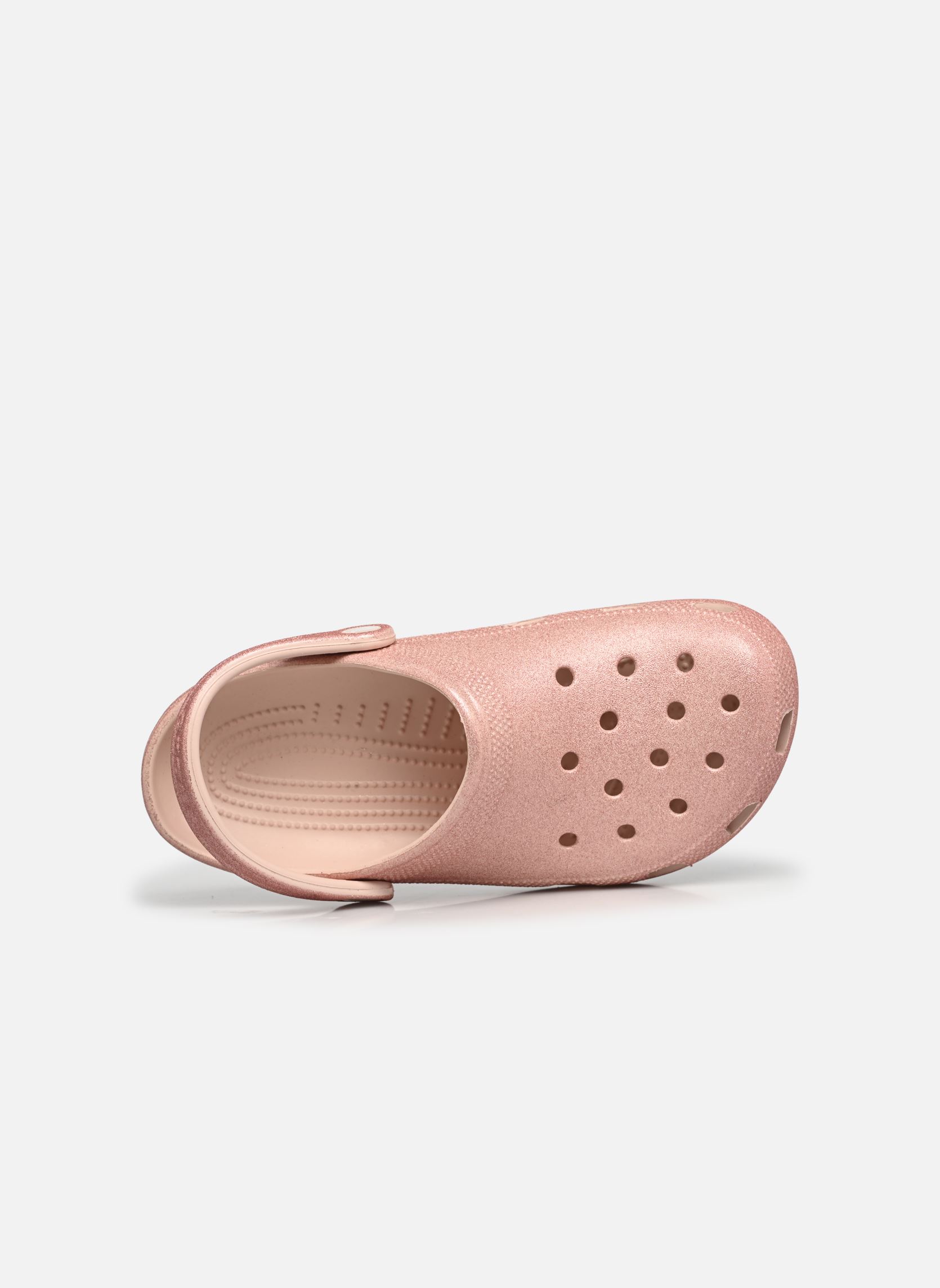Pantoletten Classic Glitter Clog W damen rosa Crocs Pantoletten Classic Glitter Clog W damen rosa Quartz Glitter