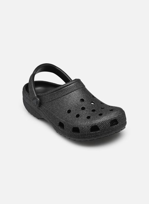 Crocs Mules Classic Glitter Clog W femme noir