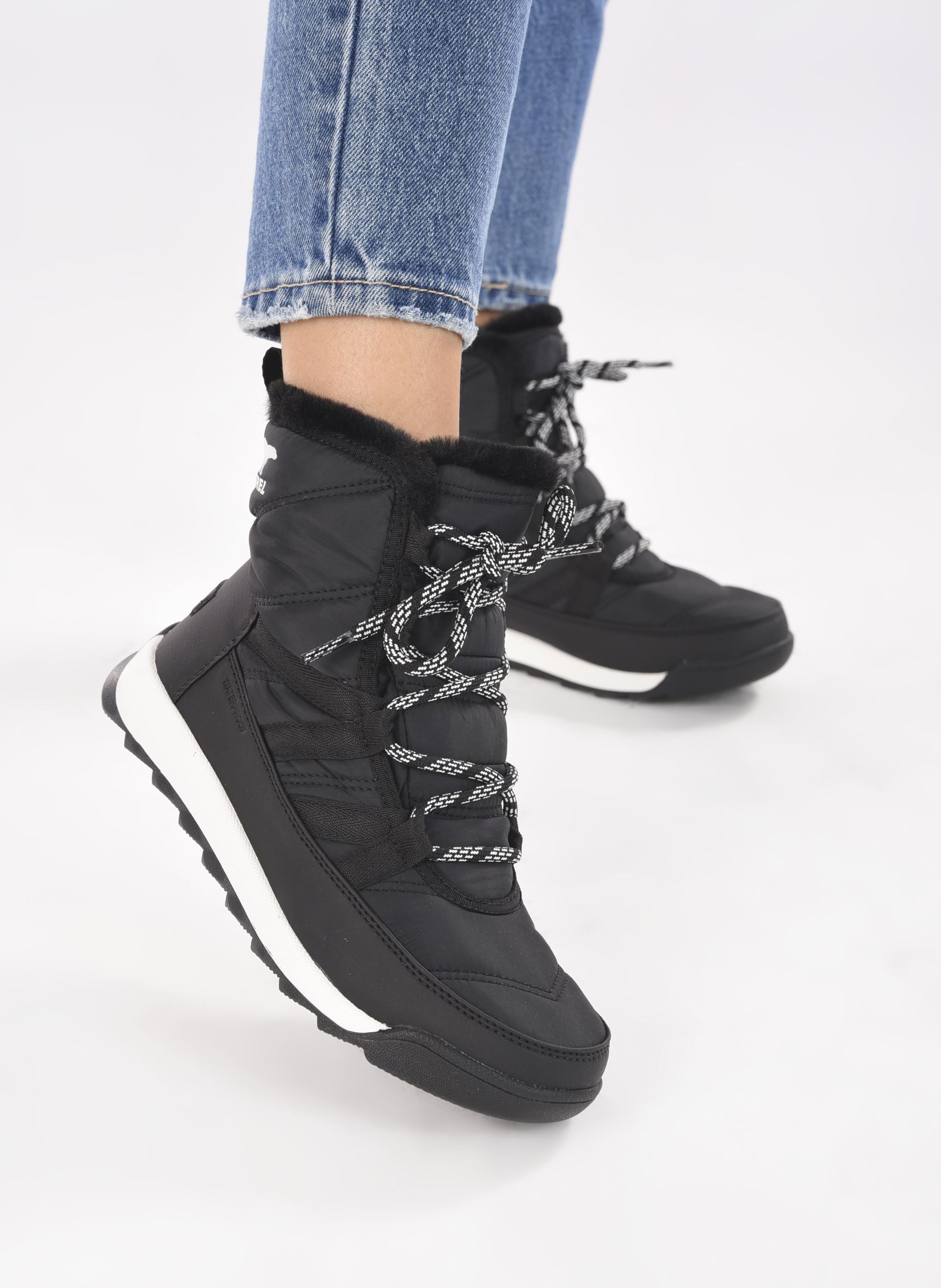 Botines con cordones Whitney II Short Lace mujer negro Sorel Botines con cordones Whitney II Short Lace mujer negro Black