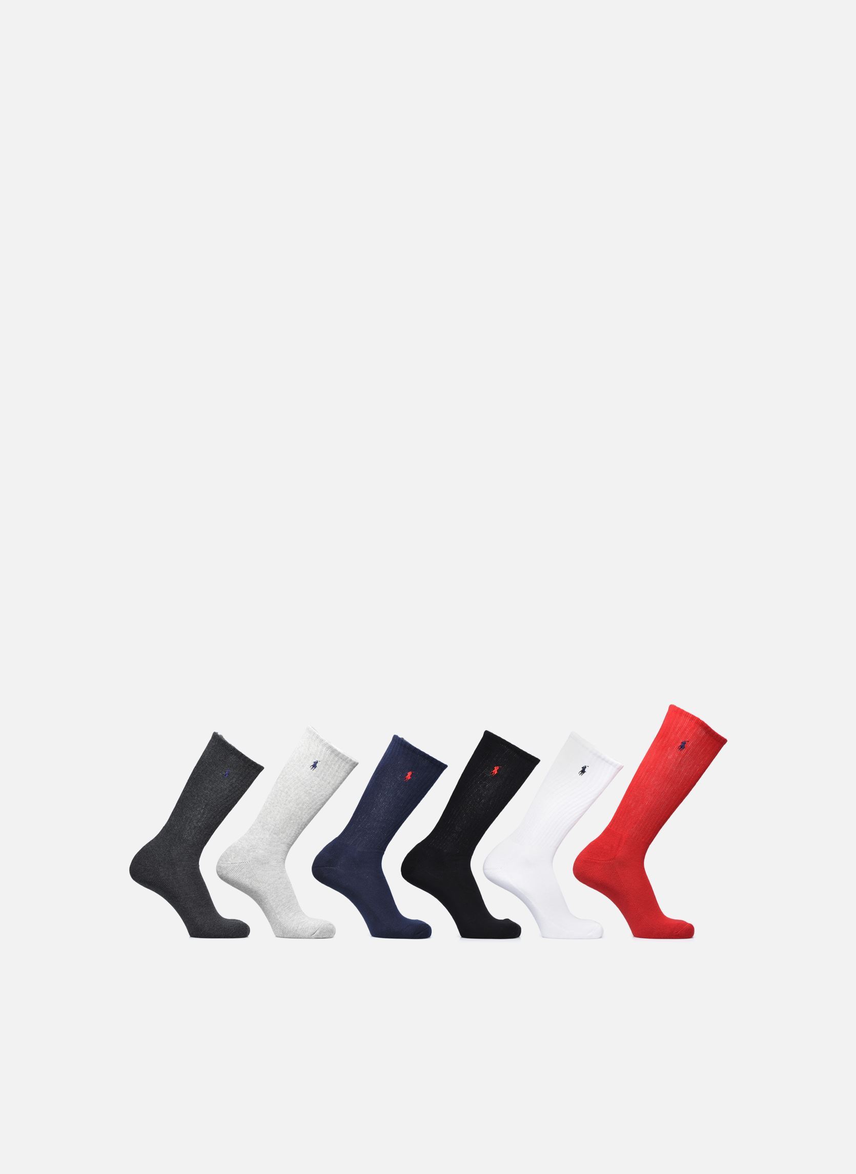 Chaussettes de sports Polo Ralph Lauren ASX110 6 PACK COTTON Unique - vue 2