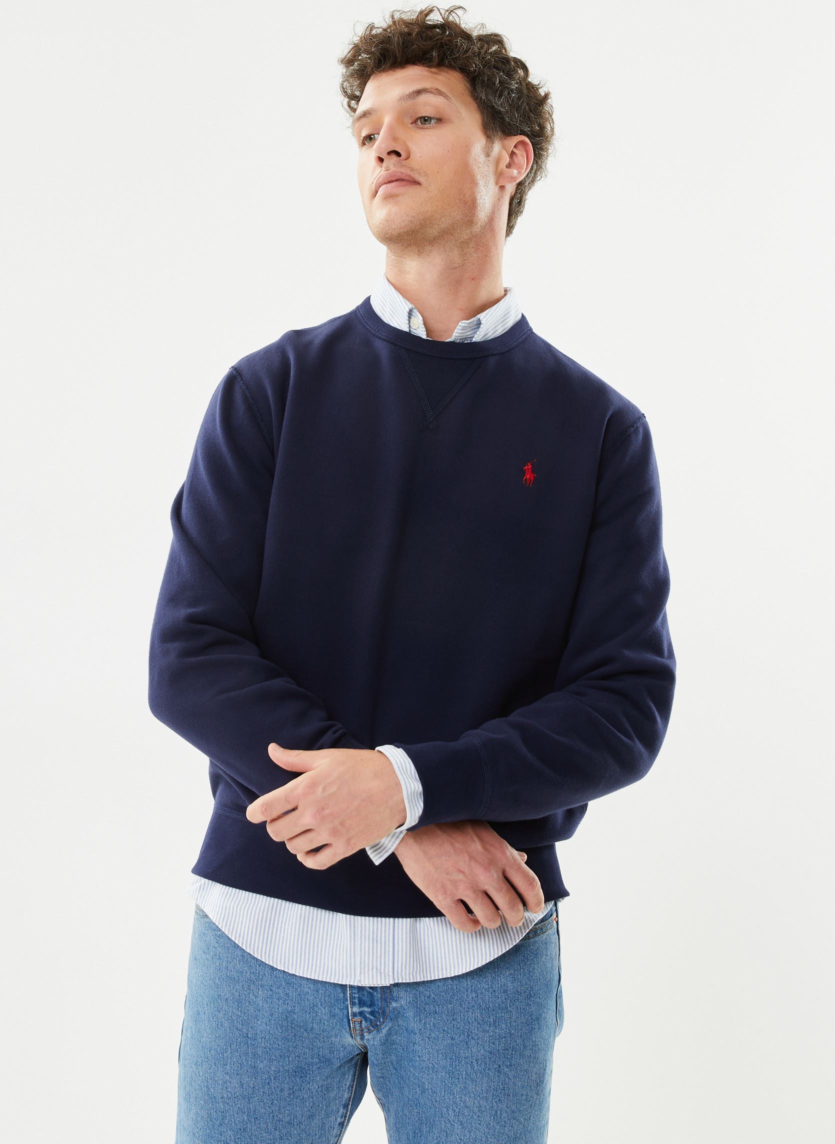 Sweatshirts Le Sweat RL En Molleton heren blauw Polo Ralph Lauren Sweatshirts Le Sweat RL En Molleton heren blauw CRUISE NAVY