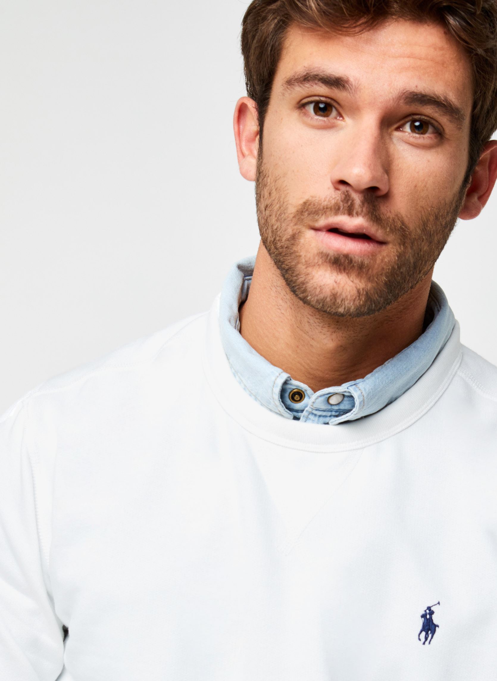 Sudaderas Le Sweat RL En Molleton hombre blanco Polo Ralph Lauren Sudaderas Le Sweat RL En Molleton hombre blanco WHITEC7996
