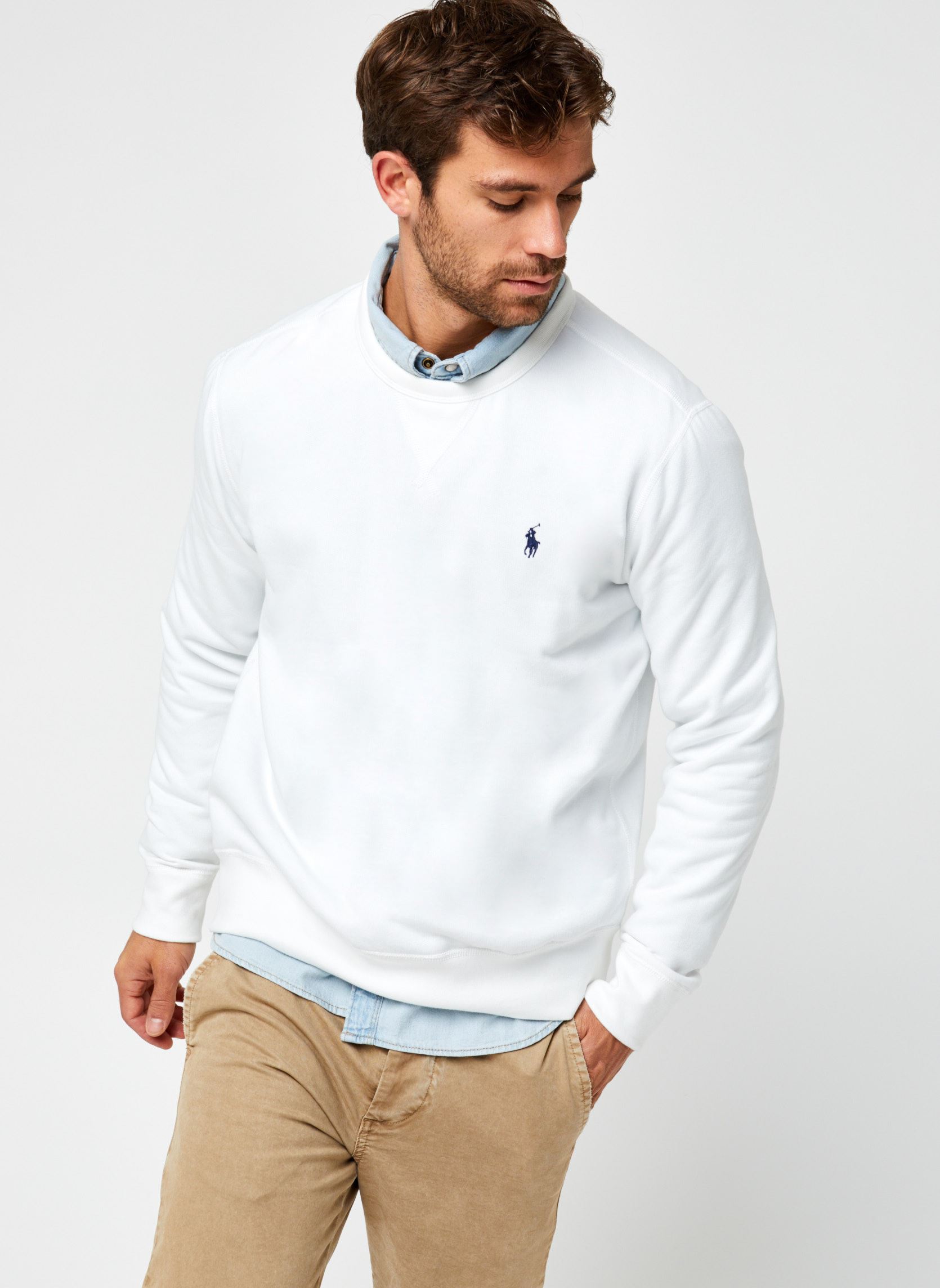 Sweat shirt Polo Ralph Lauren SWEAT RL EN MOLLETON EU - vue 7