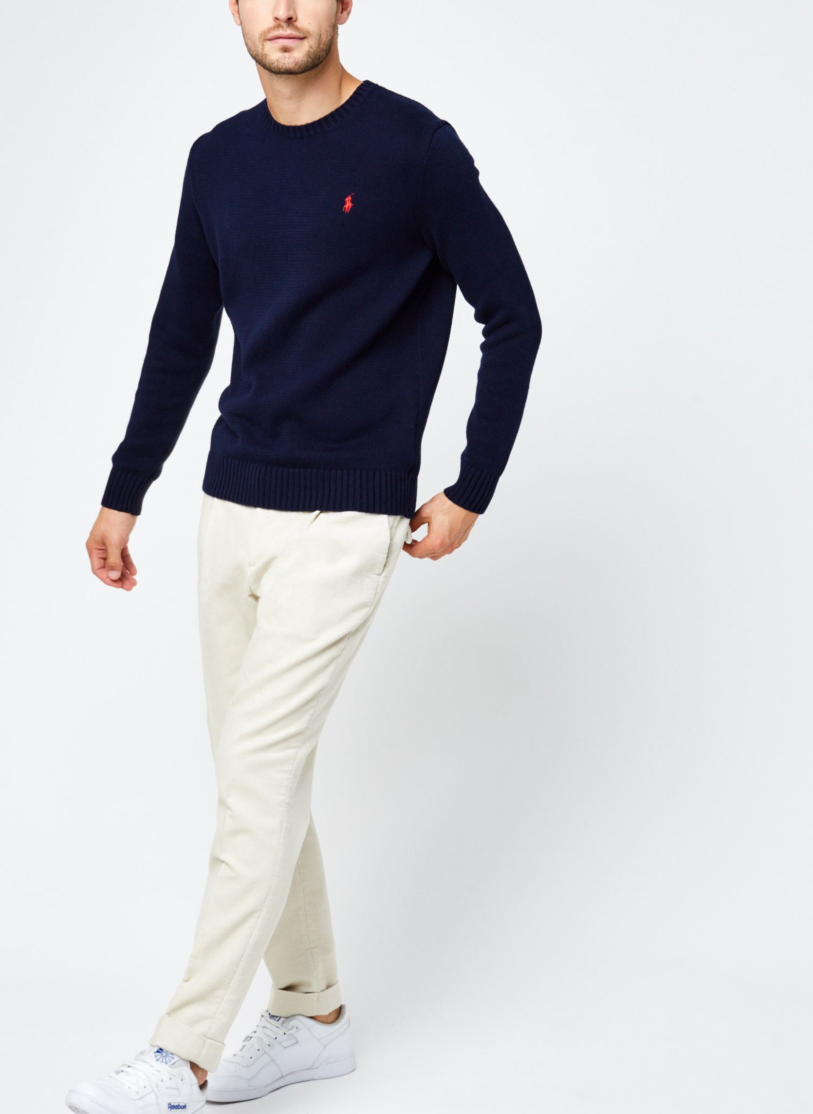 Maglioni Pull col rond en coton 710810846 uomo blu Polo Ralph Lauren Maglioni Pull col rond en coton 710810846 uomo blu HUNTER NAVY