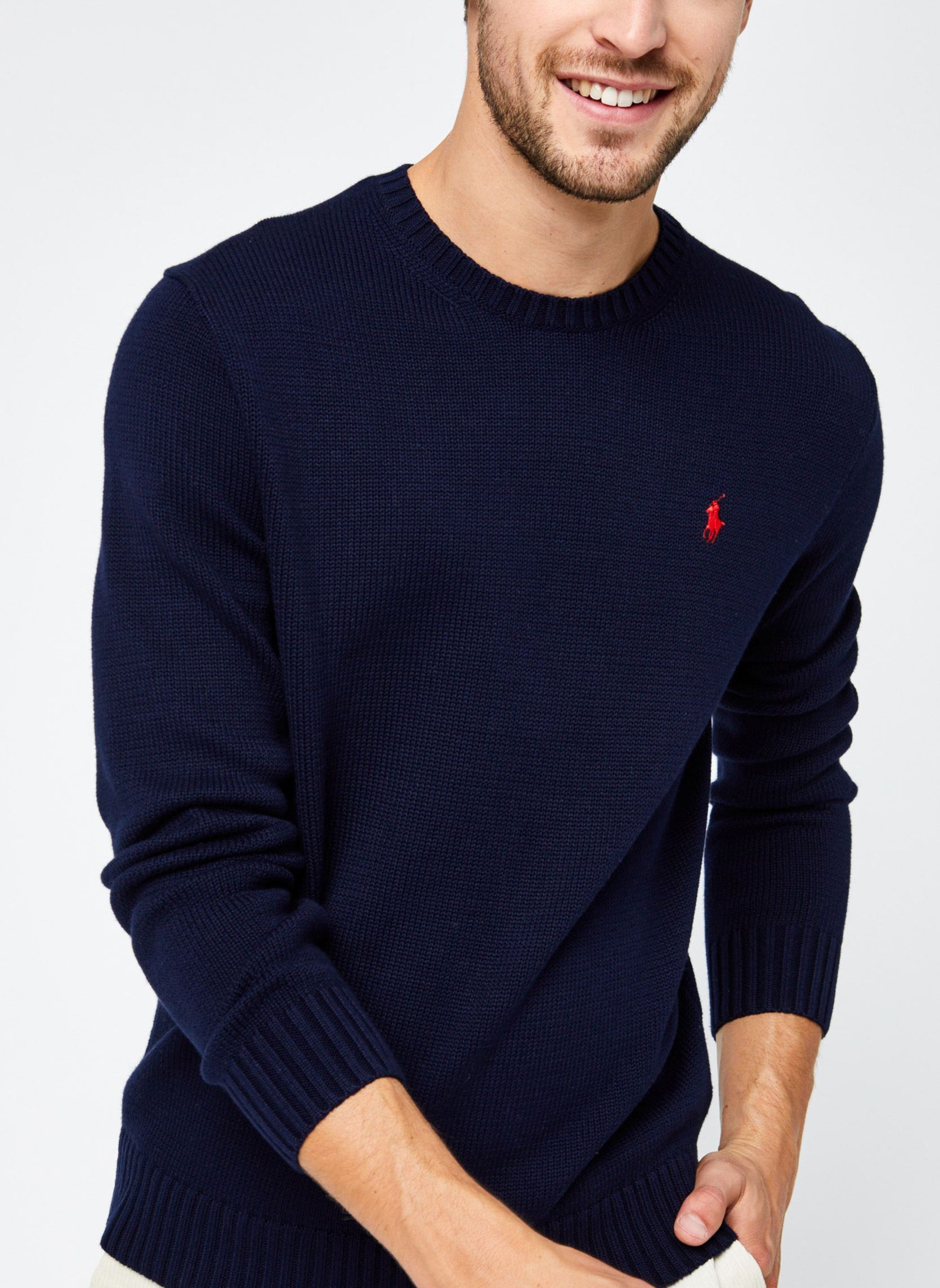 Pull Polo Ralph Lauren PULL COL ROND EN COTON EU - vue 2