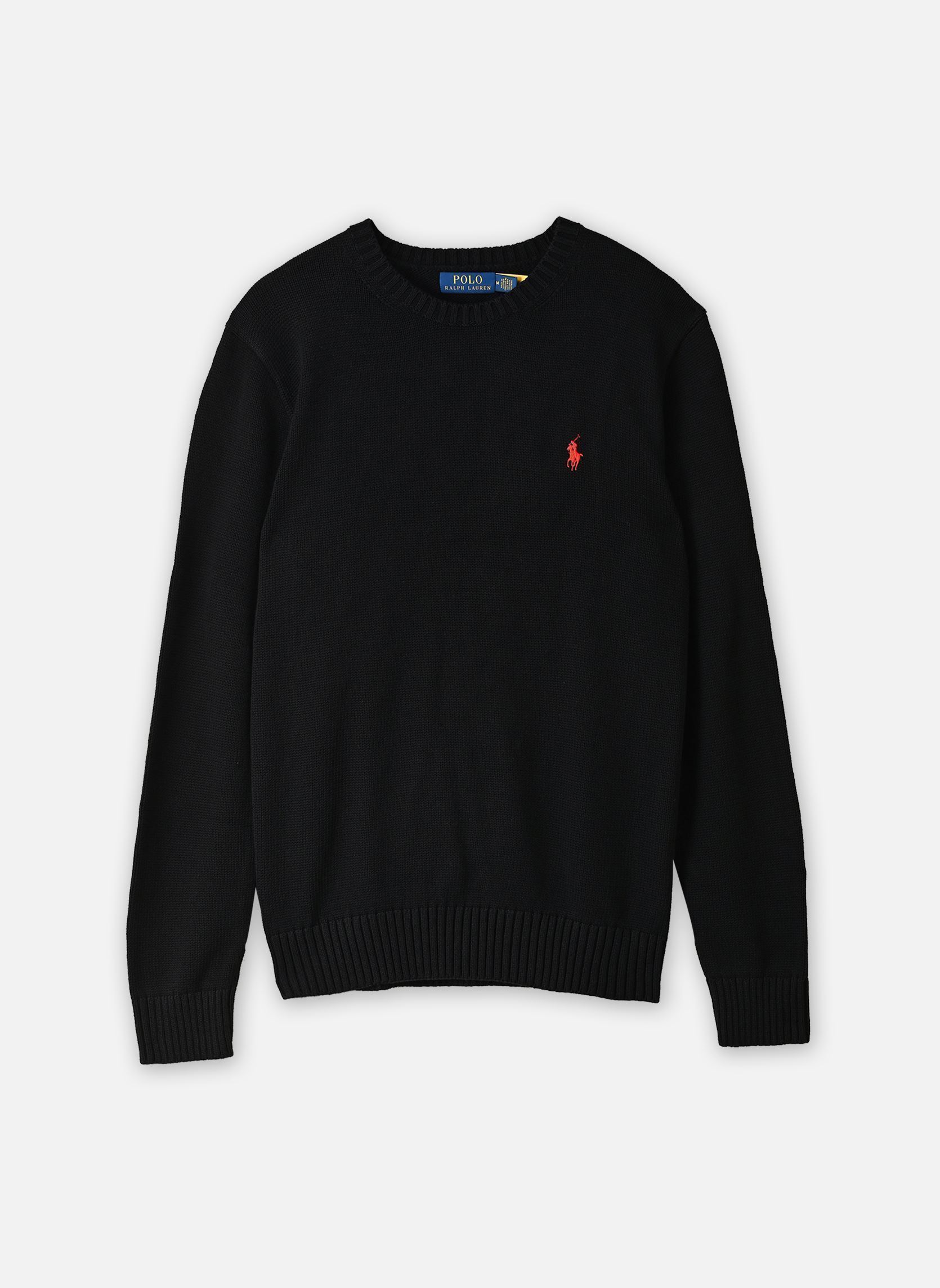 Pulls Pull col rond en coton 710810846 homme noir Polo Ralph Lauren Pulls Pull col rond en coton 710810846 homme noir POLO BLACK