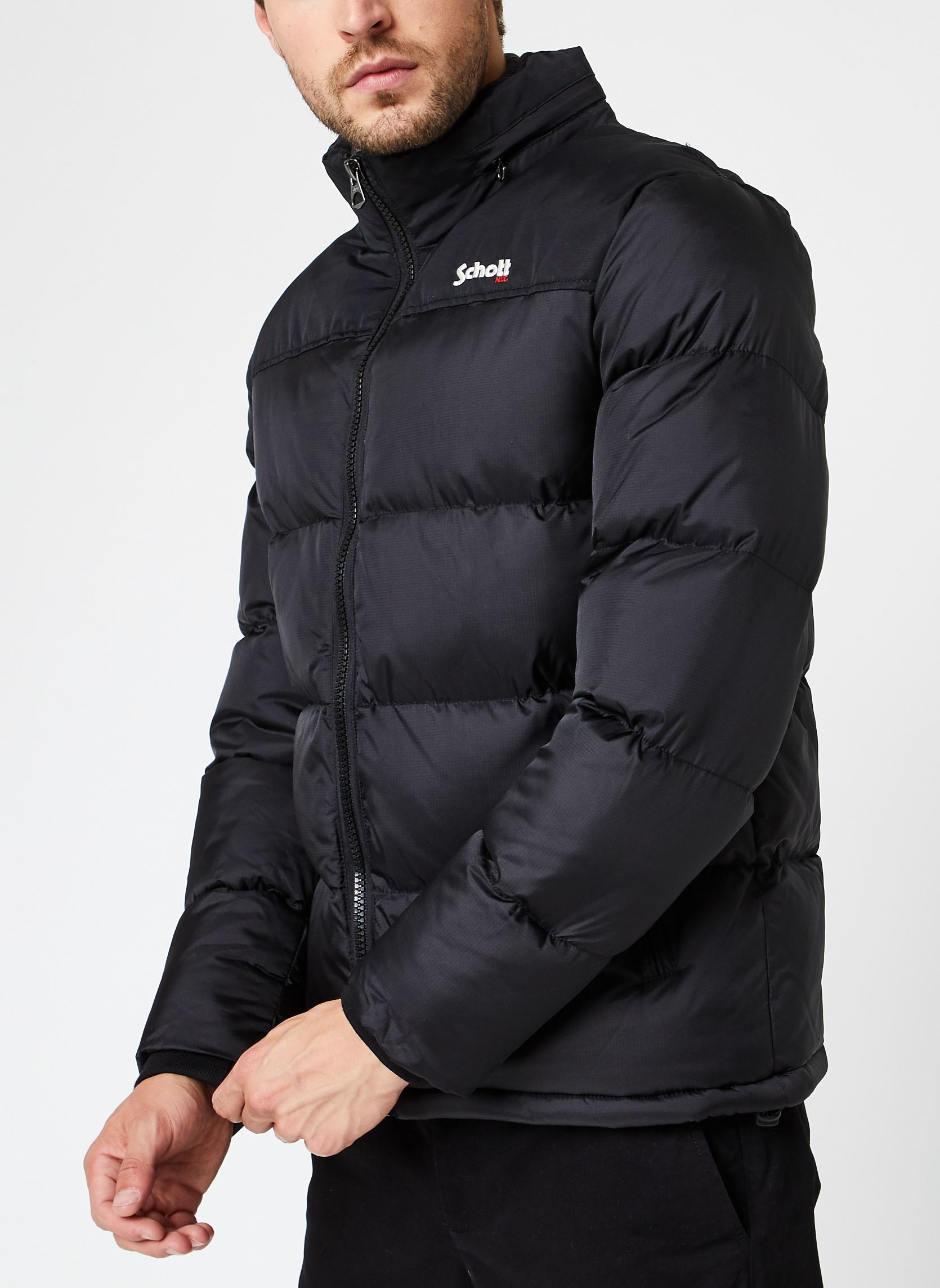 Doudounes Utah Doudoune M homme noir Schott Doudounes Utah Doudoune M homme noir BLACK