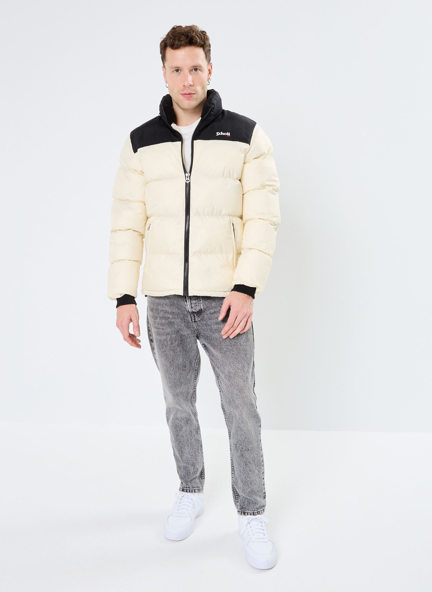 Piumini Utah Doudoune M uomo bianco Schott Piumini Utah Doudoune M uomo bianco OFF WHITE