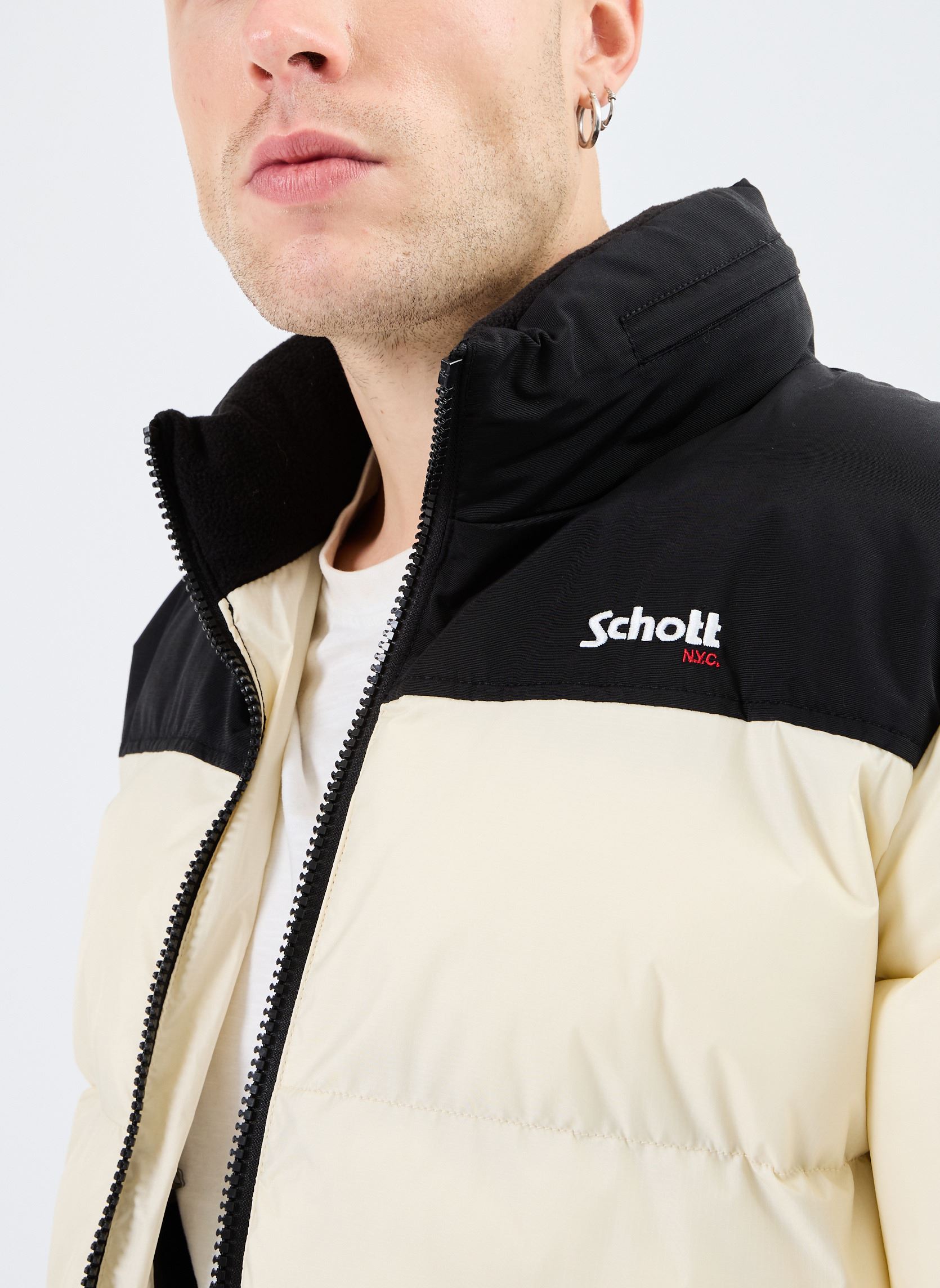 Piumini Utah Doudoune M uomo bianco Schott Piumini Utah Doudoune M uomo bianco OFF WHITE