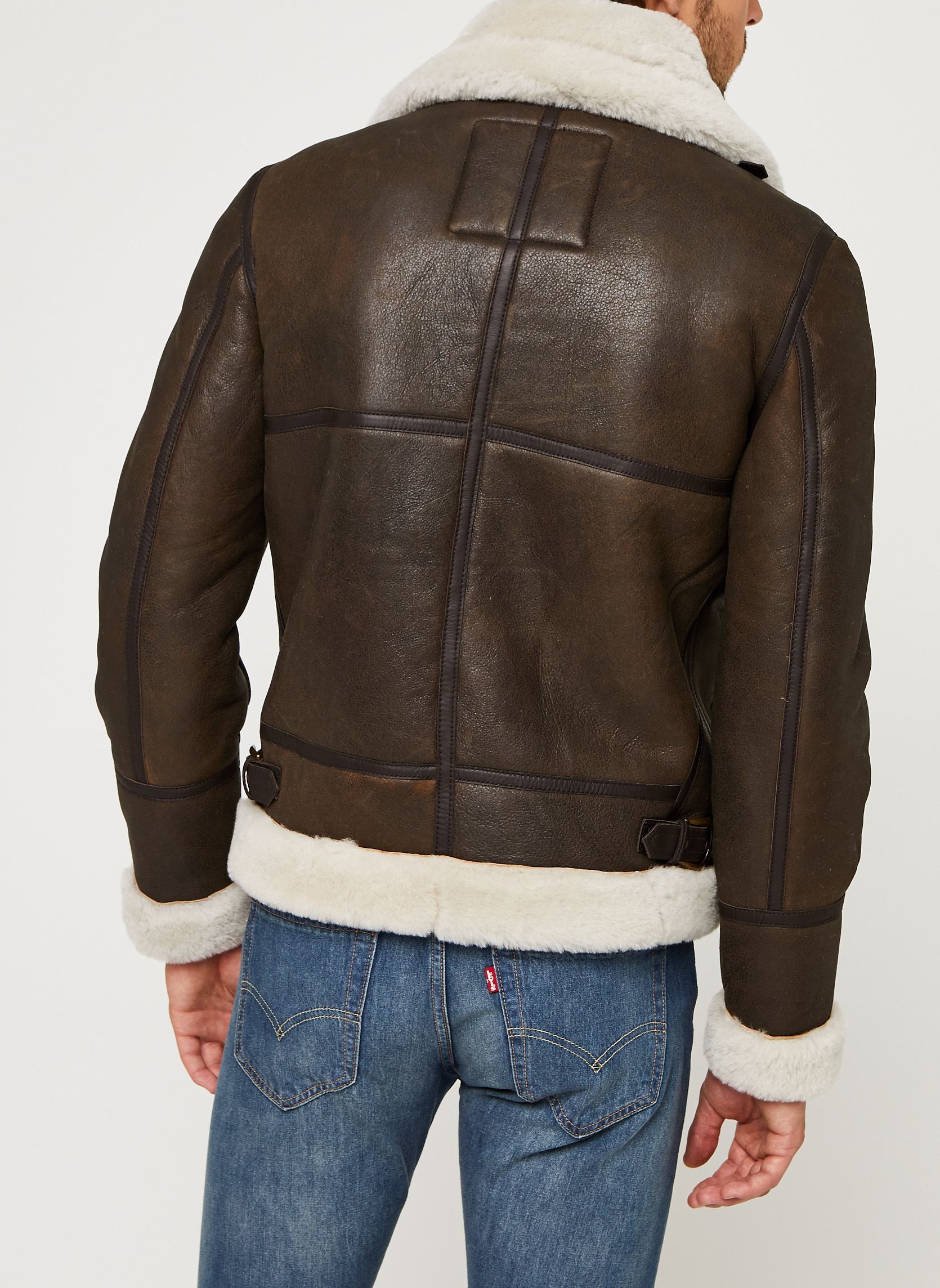 Bomberjacken Lc1259 Bombardier herren braun Schott Bomberjacken Lc1259 Bombardier herren braun MARRON