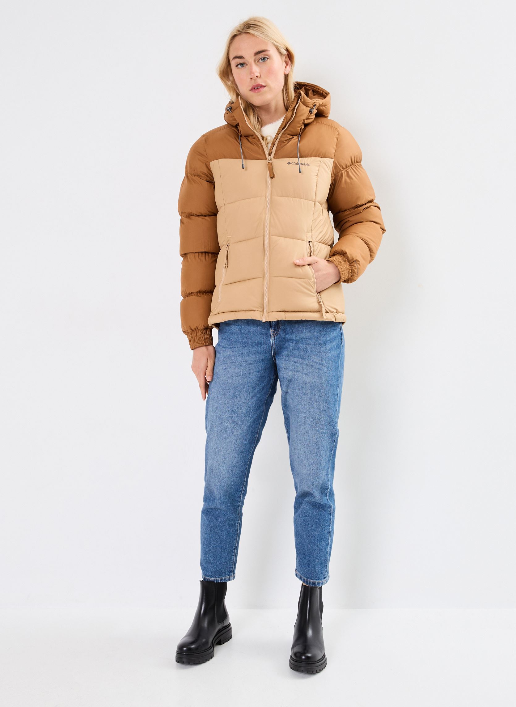 Piumini Pike Lake II Insulated Jacket donna marrone Columbia Piumini Pike Lake II Insulated Jacket donna marrone CAMEL BROWN, CANOE