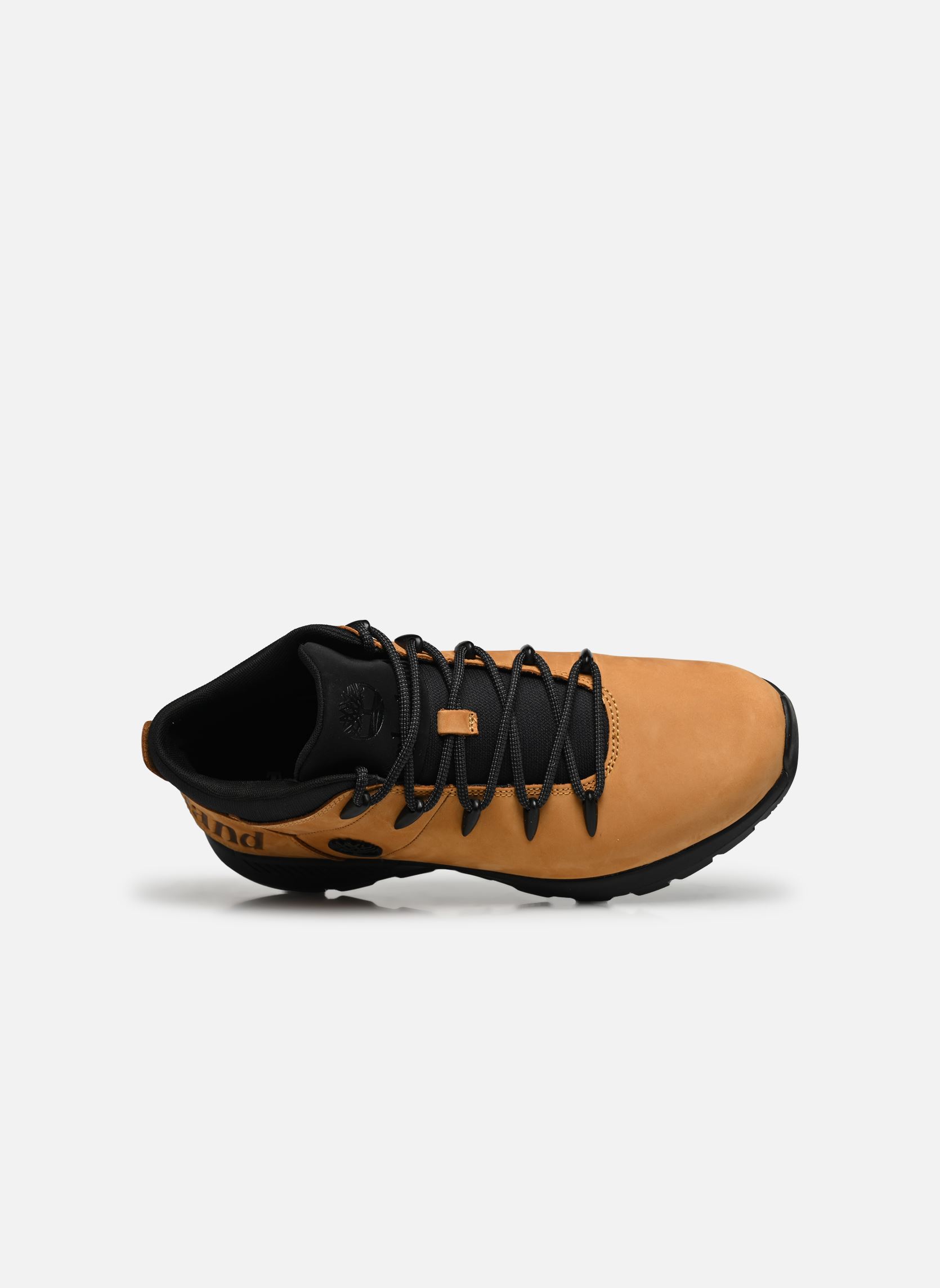 Baskets montantes Sprint Trekker Mid homme jaune Timberland Baskets montantes Sprint Trekker Mid homme jaune WHEAT NUBUCK W BLACK