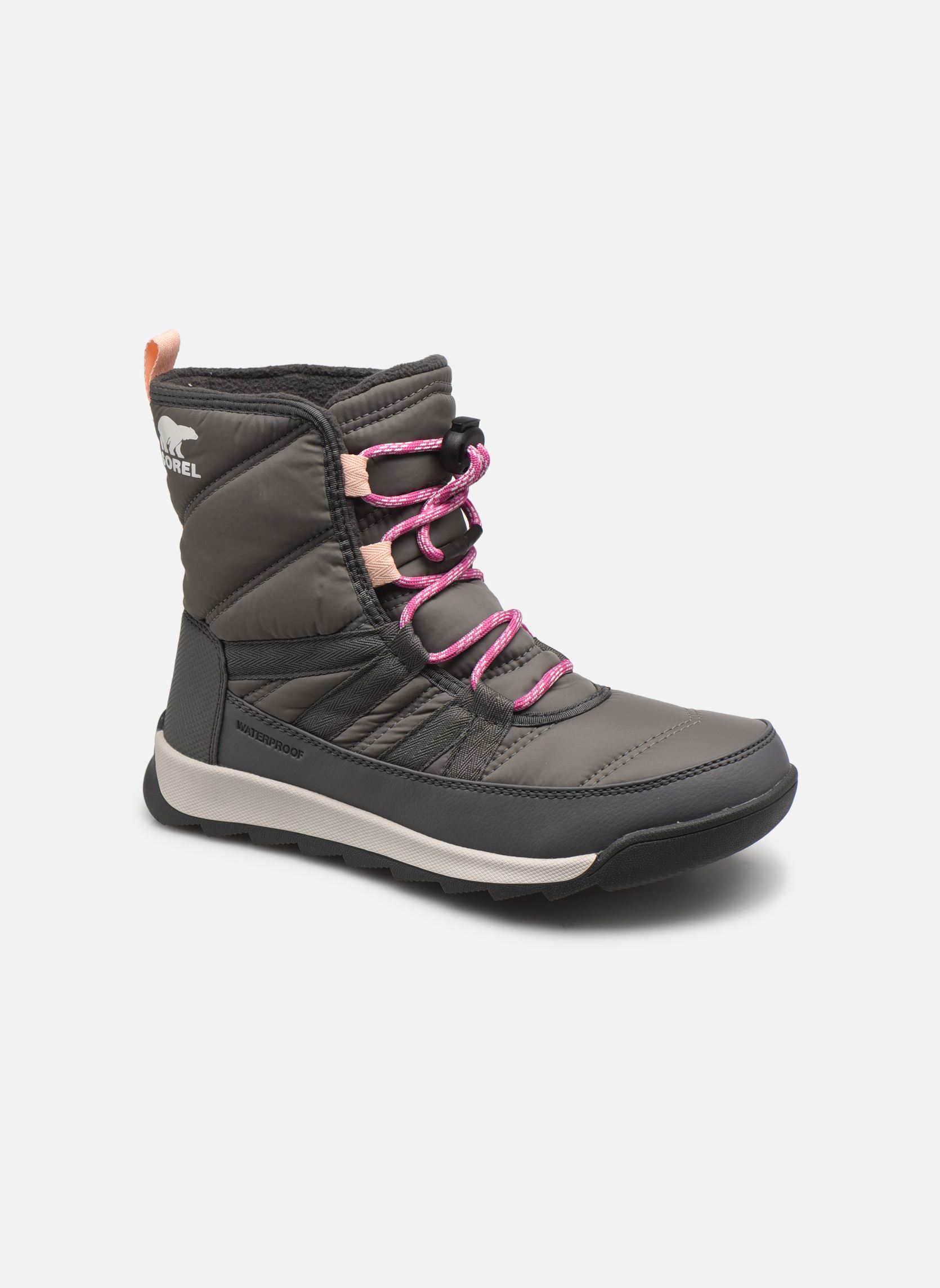 Schneestiefel Youth Whitney II Short Lace Waterproof grau Sorel Schneestiefel Youth Whitney II Short Lace Waterproof grau QUARRY, GRILL