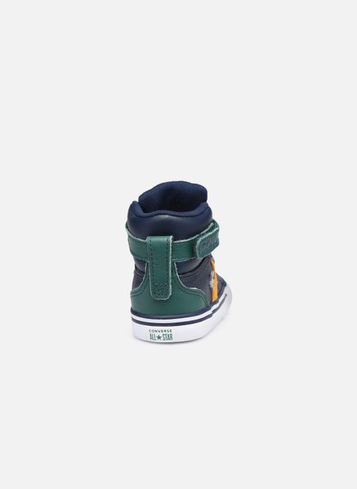 Converse Pro Blaze Strap Leather Twist Hi (Blauw) - Sneakers chez Sarenza  (470983)