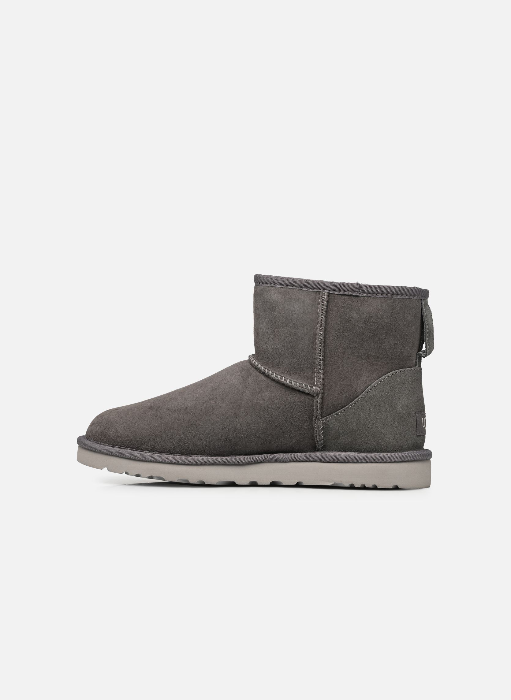 Gefütterte Stiefel Classic Mini Men herren grau UGG Gefütterte Stiefel Classic Mini Men herren grau DARK GREY