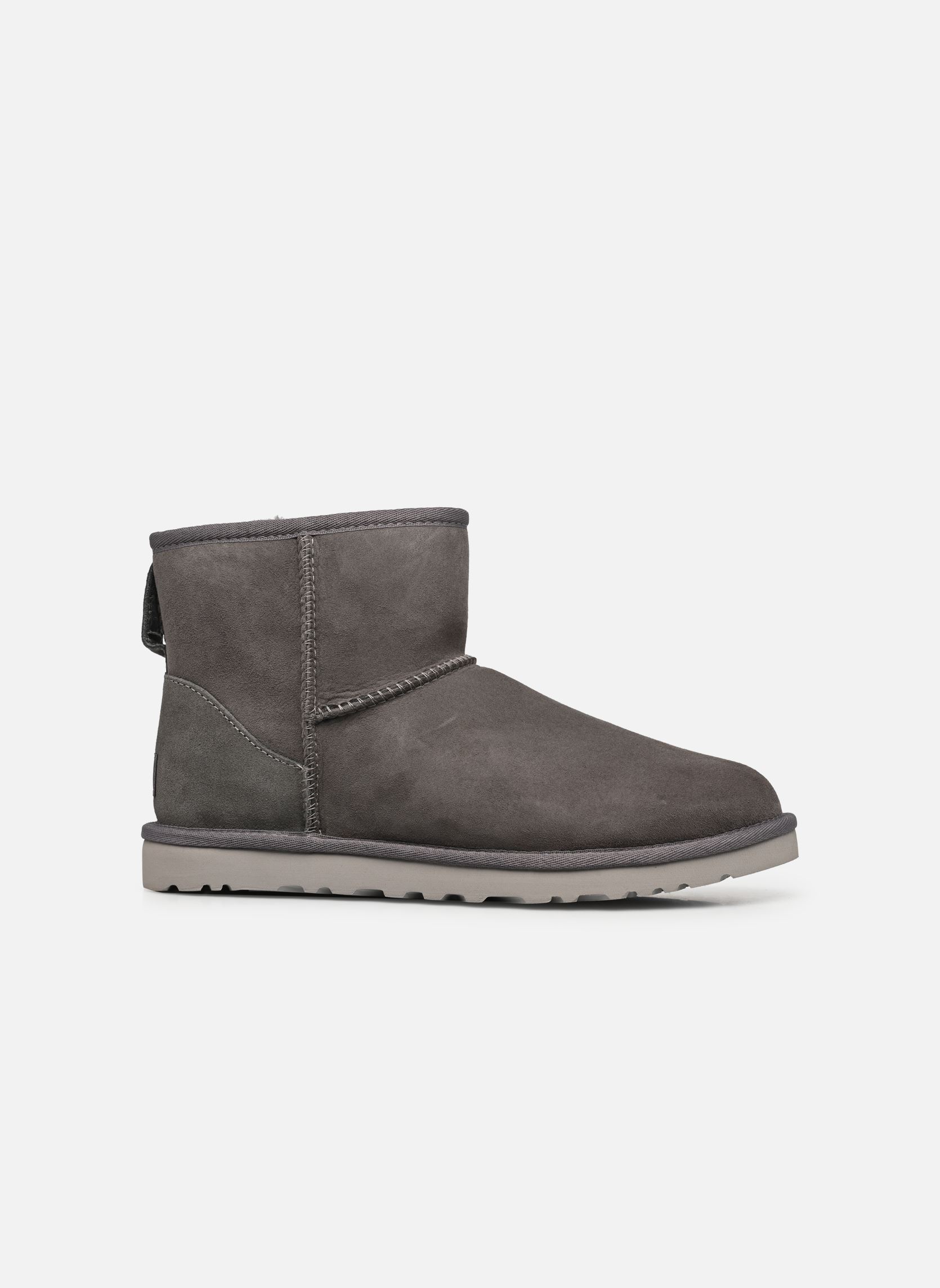Gefütterte Stiefel Classic Mini Men herren grau UGG Gefütterte Stiefel Classic Mini Men herren grau DARK GREY