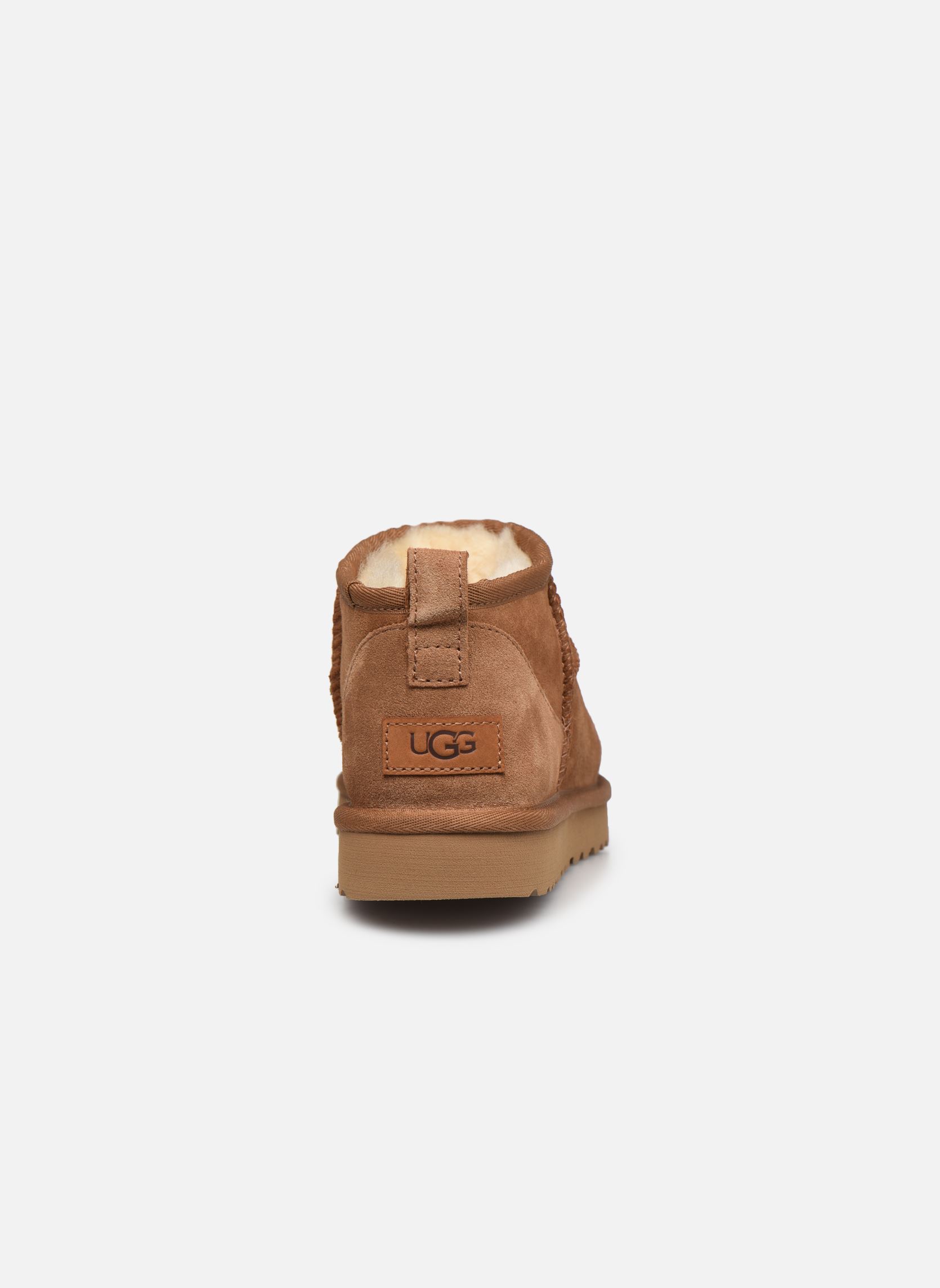 Gefütterte Stiefeletten W Classic Ultra Mini damen braun UGG Gefütterte Stiefeletten W Classic Ultra Mini damen braun CHESTNUT