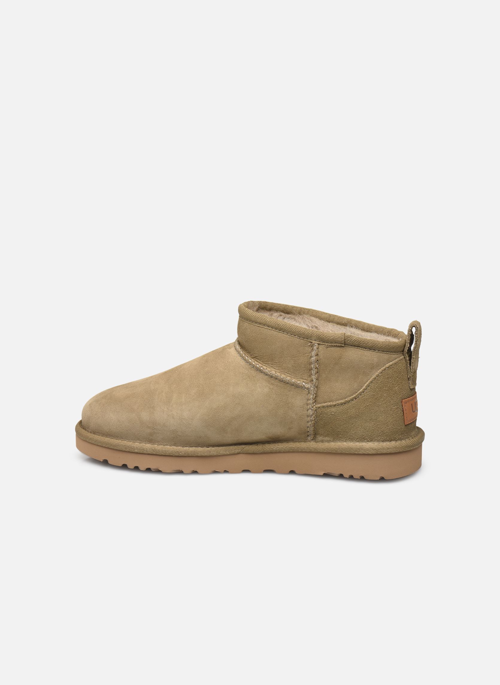 Bottines fourrées W Classic Ultra Mini femme beige UGG Bottines fourrées W Classic Ultra Mini femme beige ANTILOPE