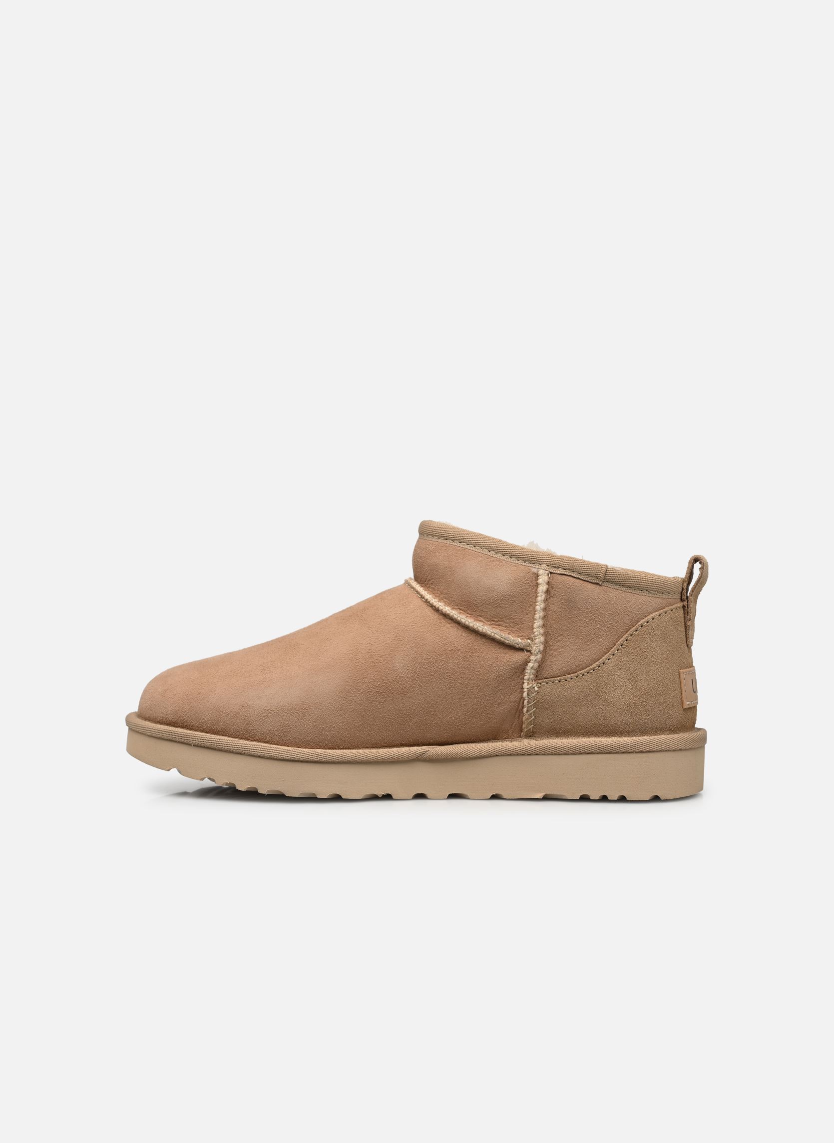 Bottines fourrées W Classic Ultra Mini femme beige UGG Bottines fourrées W Classic Ultra Mini femme beige SAND