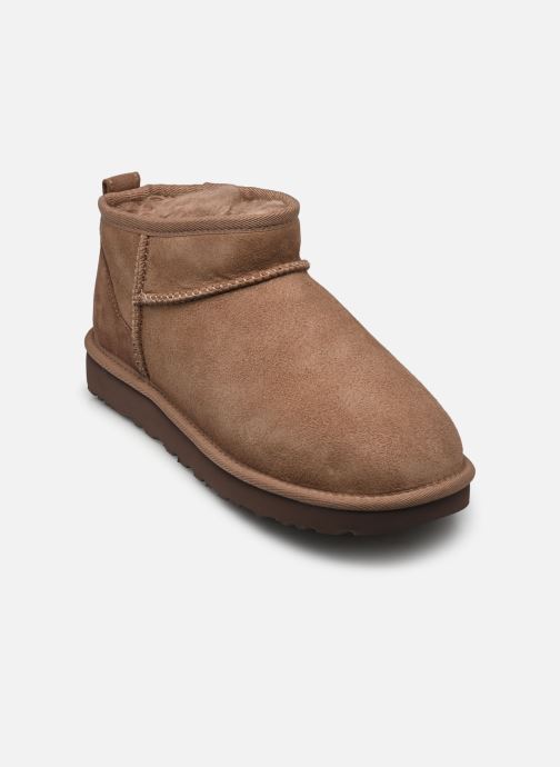 UGG Bottines fourrées W Classic Ultra Mini femme marron