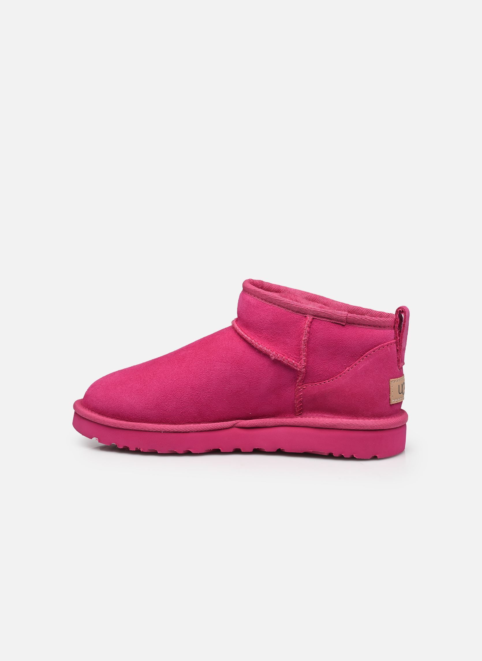 Bottines fourrées W Classic Ultra Mini femme rose UGG Bottines fourrées W Classic Ultra Mini femme rose DARK PEONY