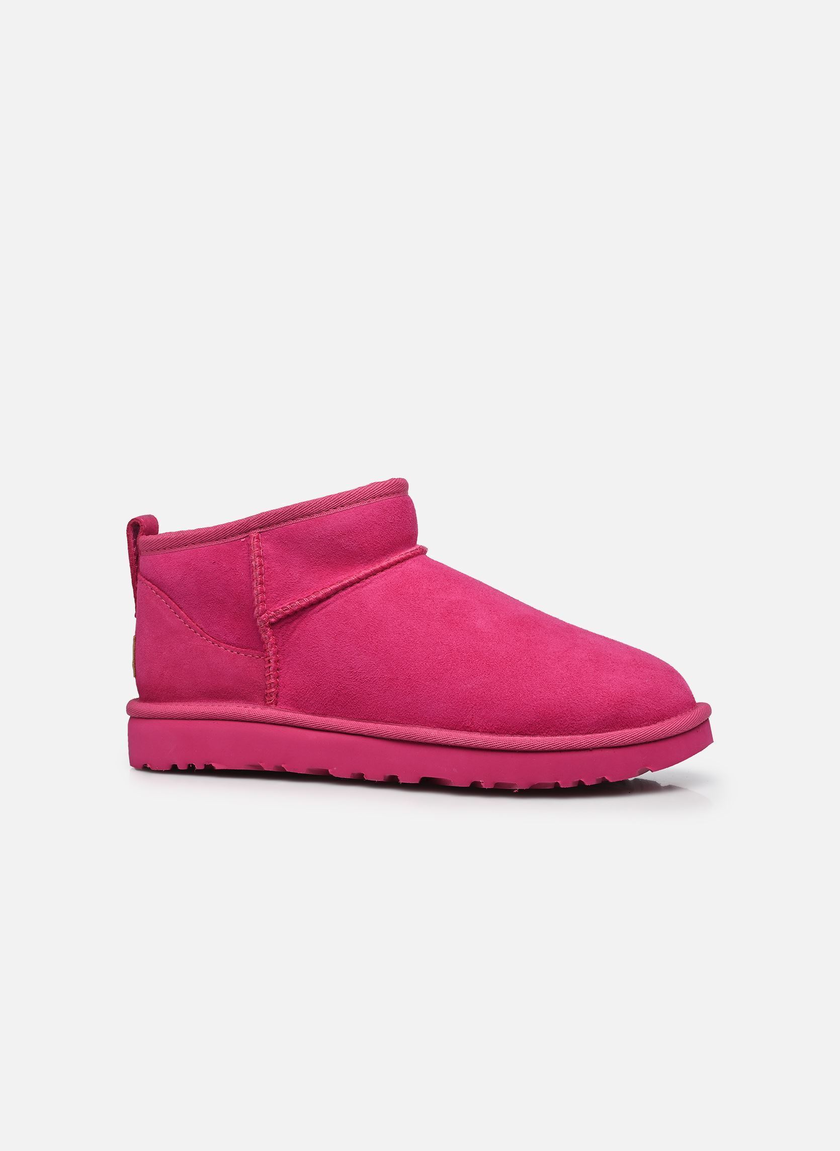 Bottines fourrées W Classic Ultra Mini femme rose UGG Bottines fourrées W Classic Ultra Mini femme rose DARK PEONY