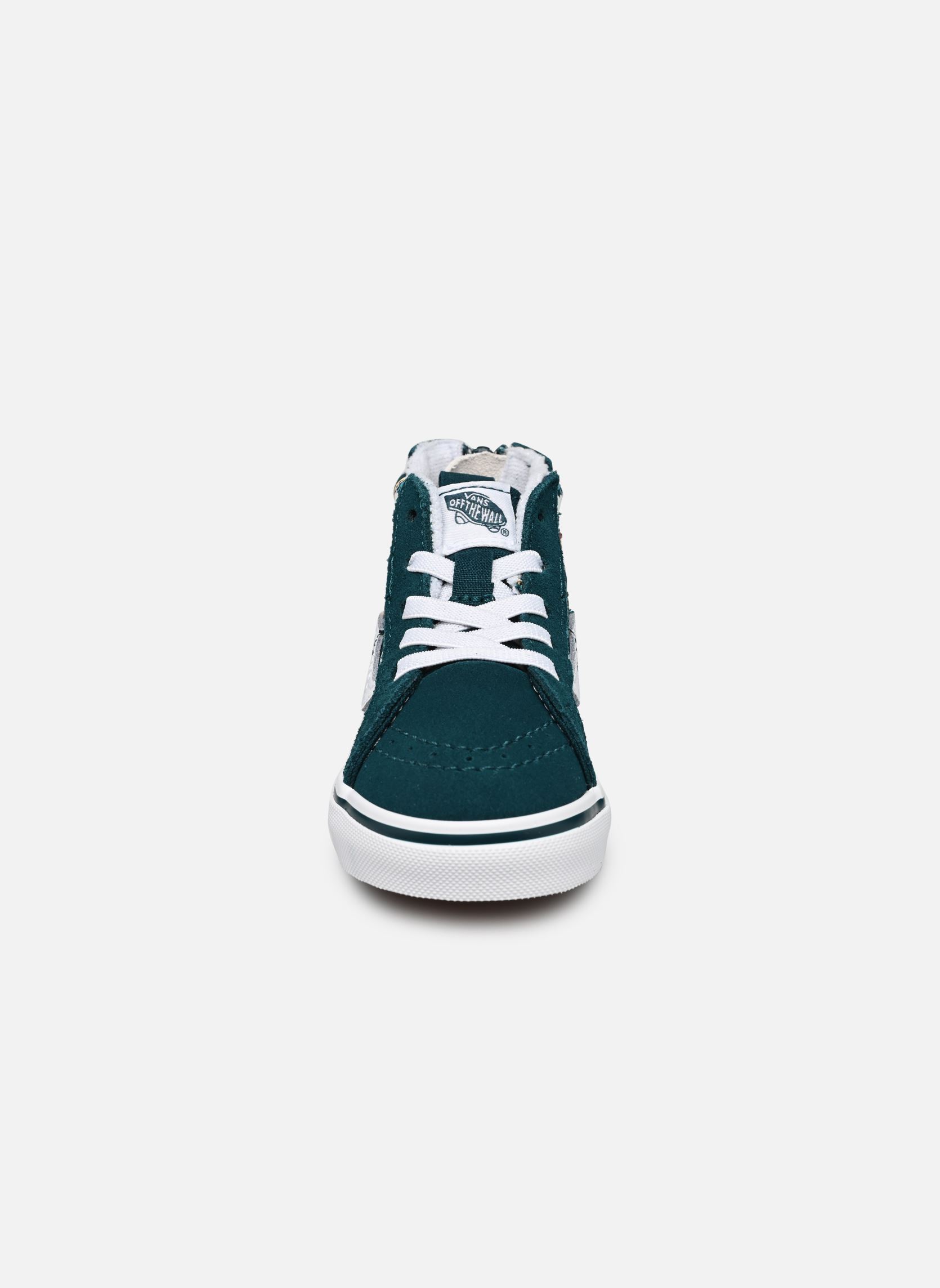 Baskets basses TD SK8-Hi Zip garçon vert Vans Baskets basses TD SK8-Hi Zip garçon vert MYTHICAL GLOW DEEP TEAL