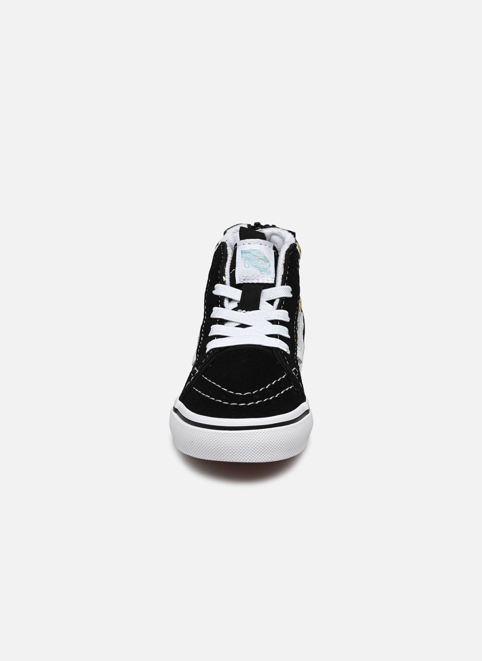Niedrige Sneaker TD SK8-Hi Zip orange Vans Niedrige Sneaker TD SK8-Hi Zip orange MELTED CHECK BLACK/MULTI
