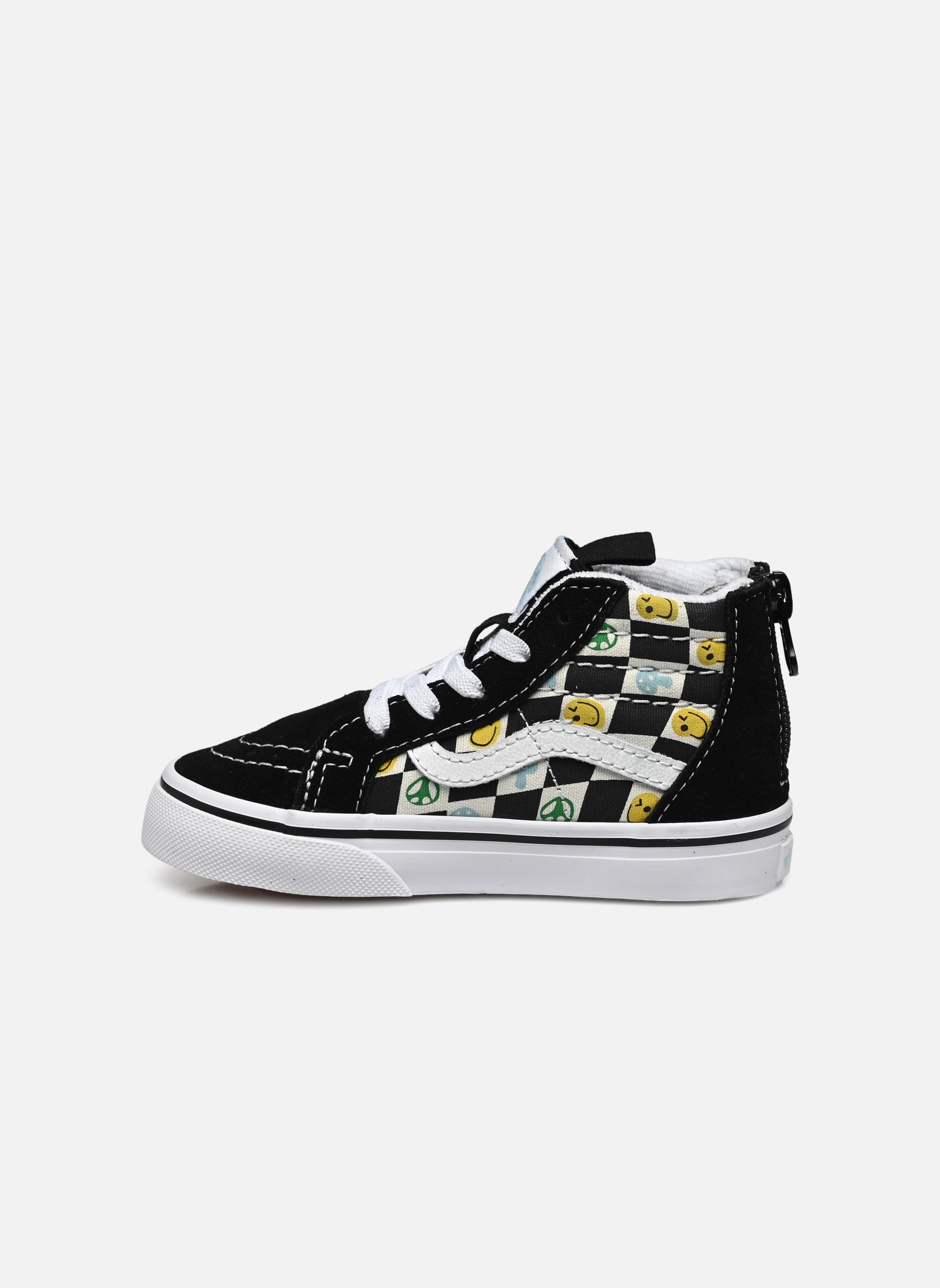 Niedrige Sneaker TD SK8-Hi Zip orange Vans Niedrige Sneaker TD SK8-Hi Zip orange MELTED CHECK BLACK/MULTI