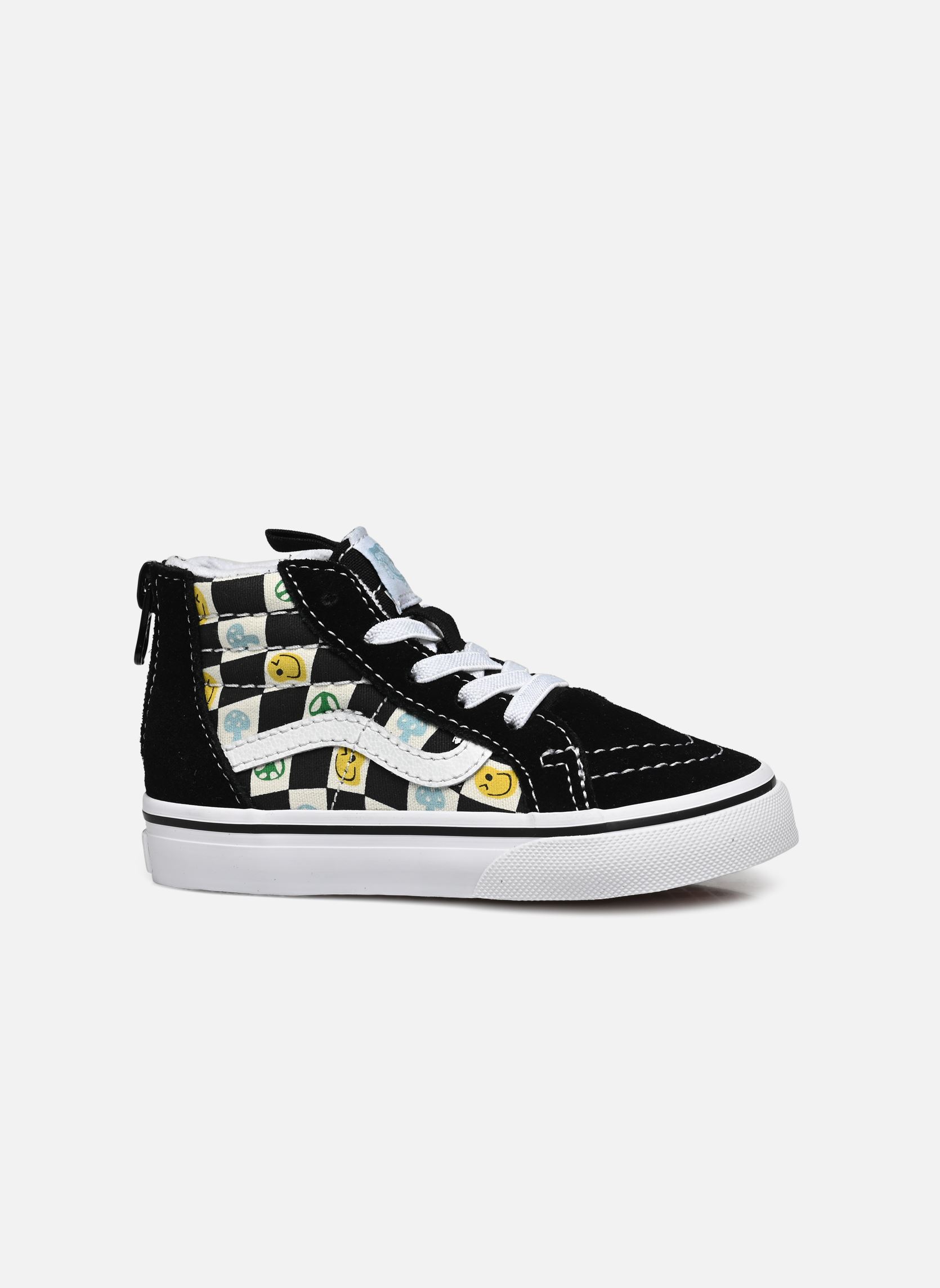 Niedrige Sneaker TD SK8-Hi Zip orange Vans Niedrige Sneaker TD SK8-Hi Zip orange MELTED CHECK BLACK/MULTI