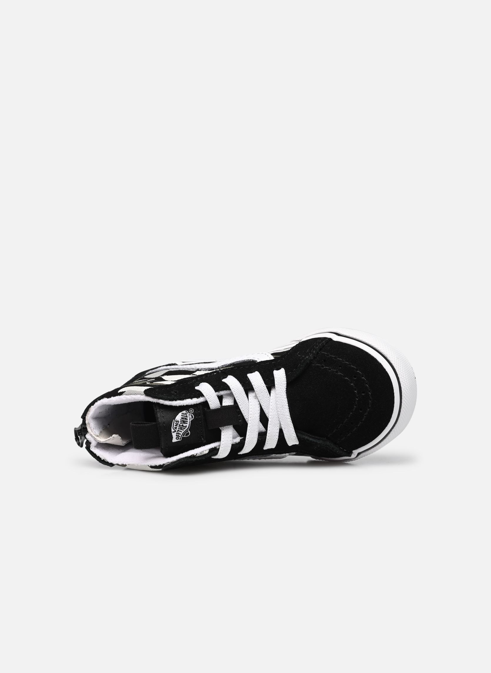 Baskets basses TD SK8-Hi Zip garçon noir Vans Baskets basses TD SK8-Hi Zip garçon noir FLAME CAMO BLACK/GREY