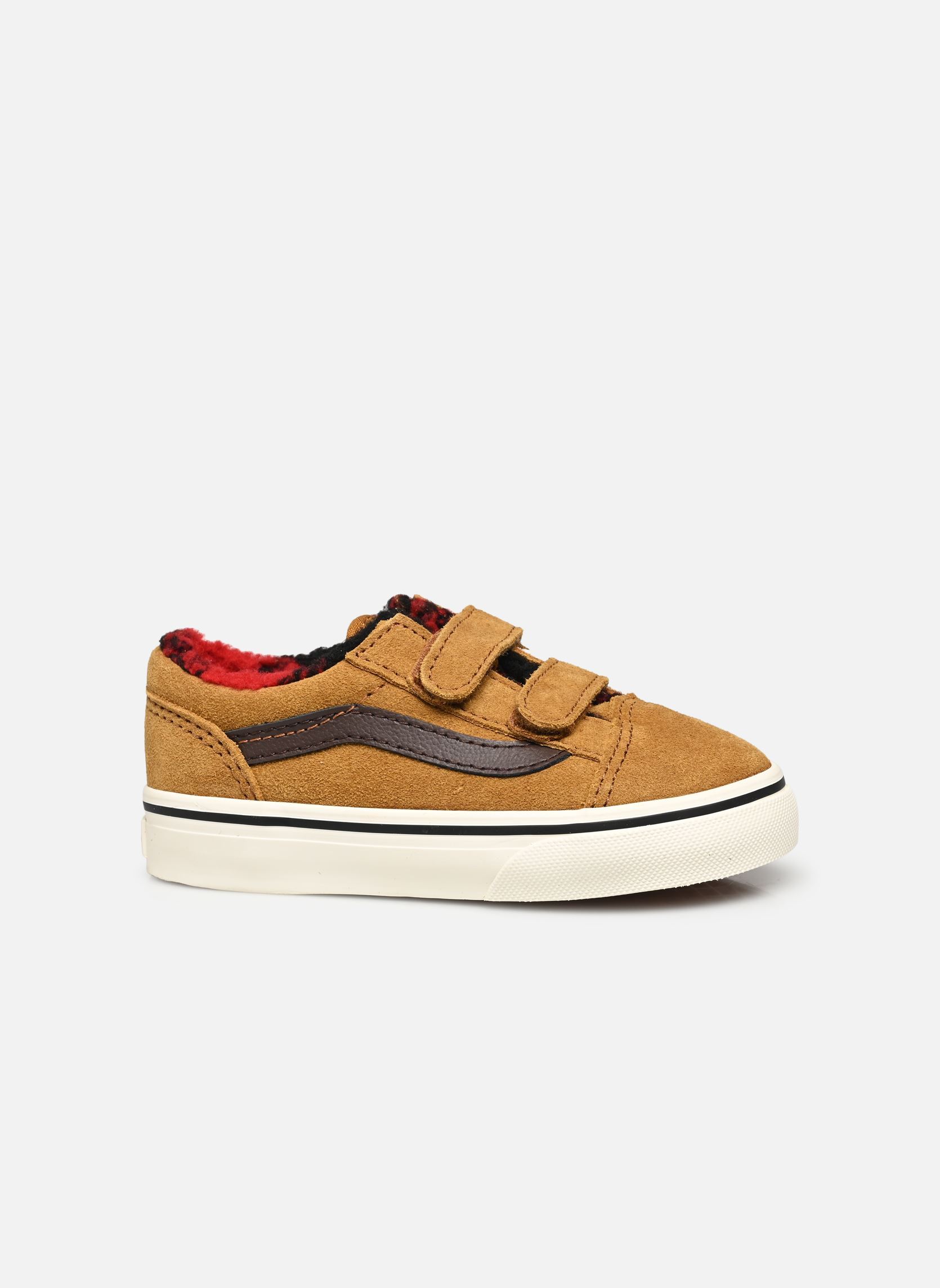 Baskets basses TD Old Skool V garçon marron Vans Baskets basses TD Old Skool V garçon marron COZY HUG GOLDEN BROWN