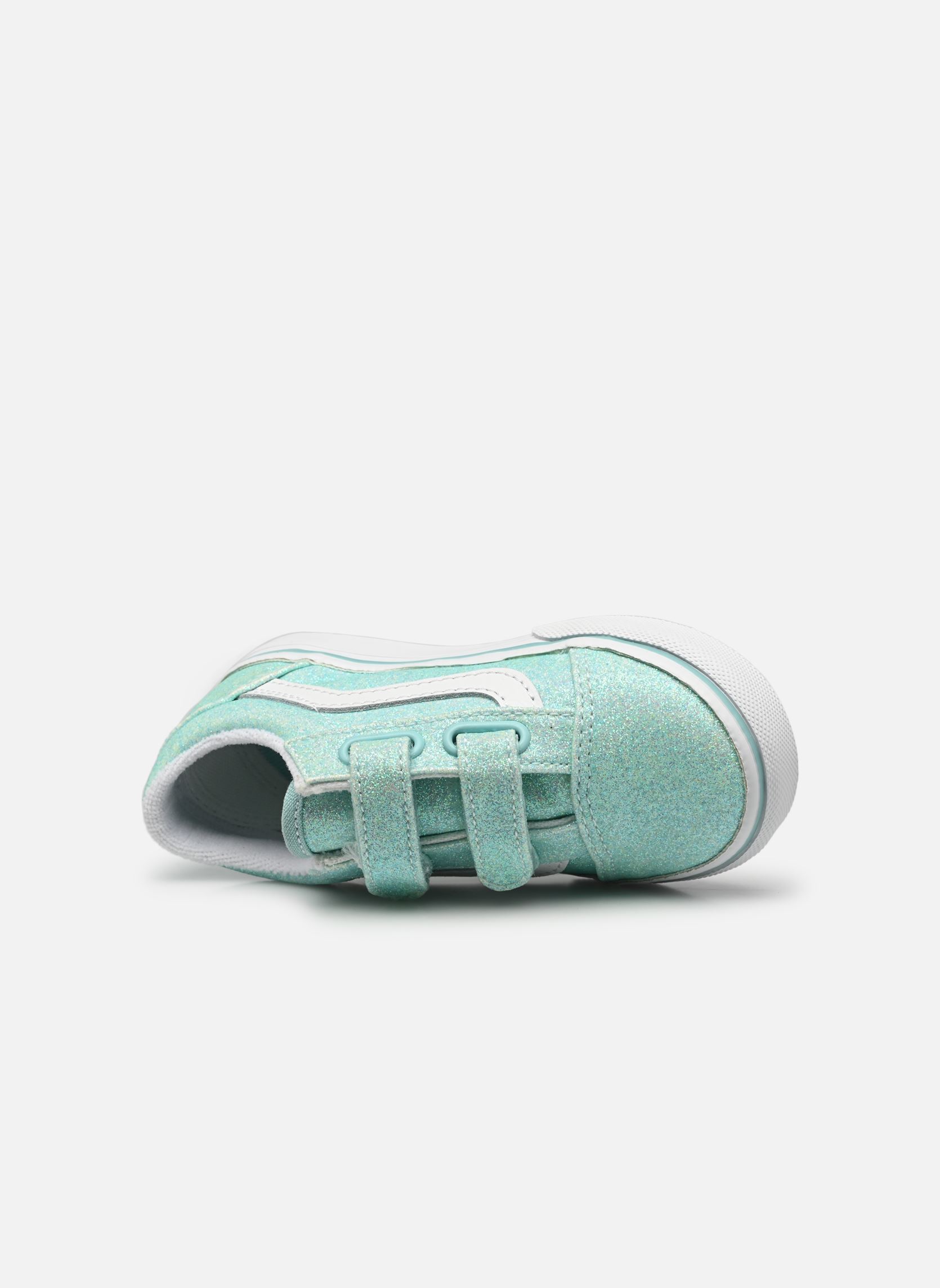 Niedrige Sneaker TD Old Skool V mädchen blau Vans Niedrige Sneaker TD Old Skool V mädchen blau GLITTER PASTEL BLUE