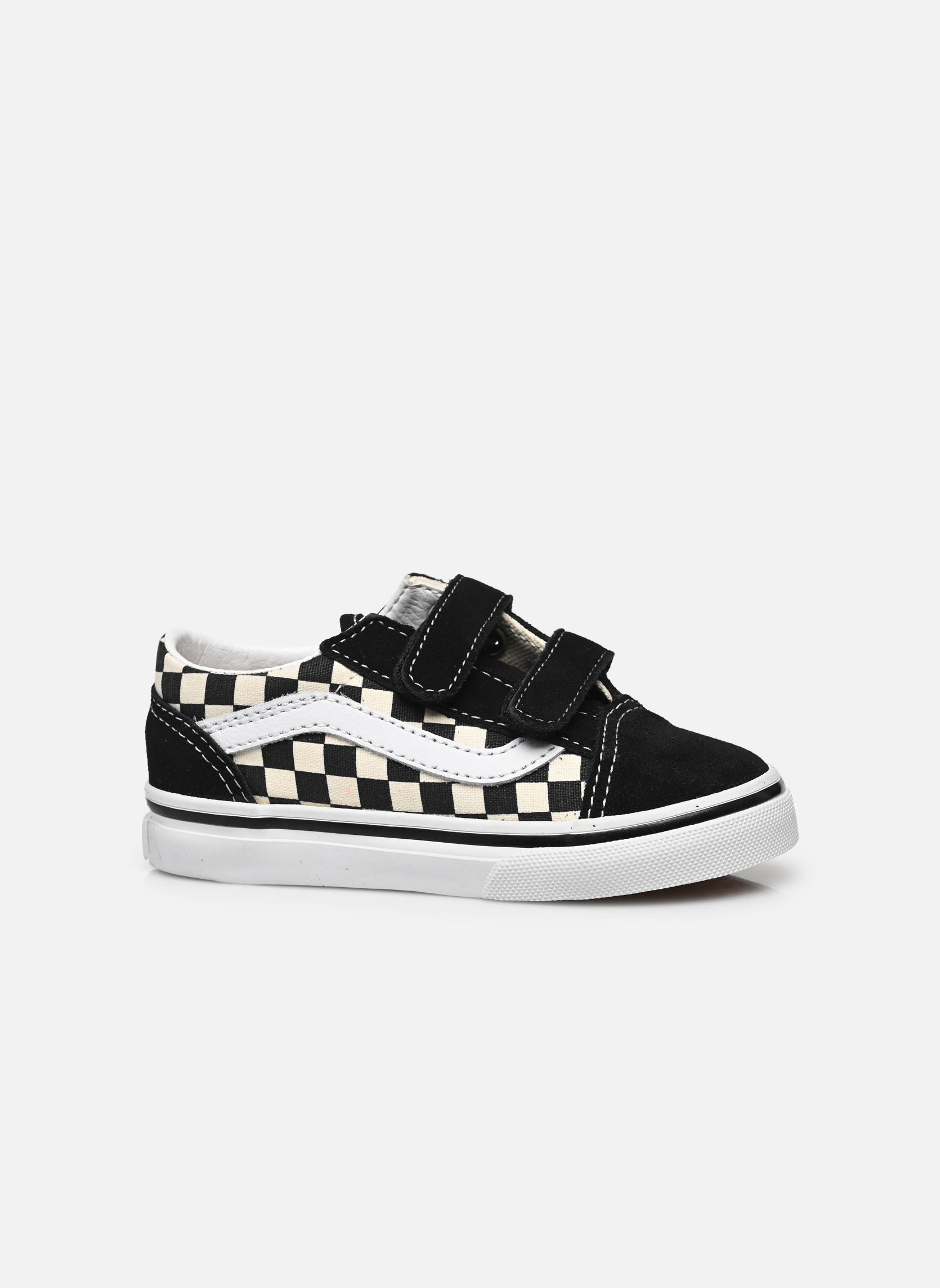 Baskets basses TD Old Skool V garçon noir Vans Baskets basses TD Old Skool V garçon noir (PRIMARY CHECK) BLK/WHITE
