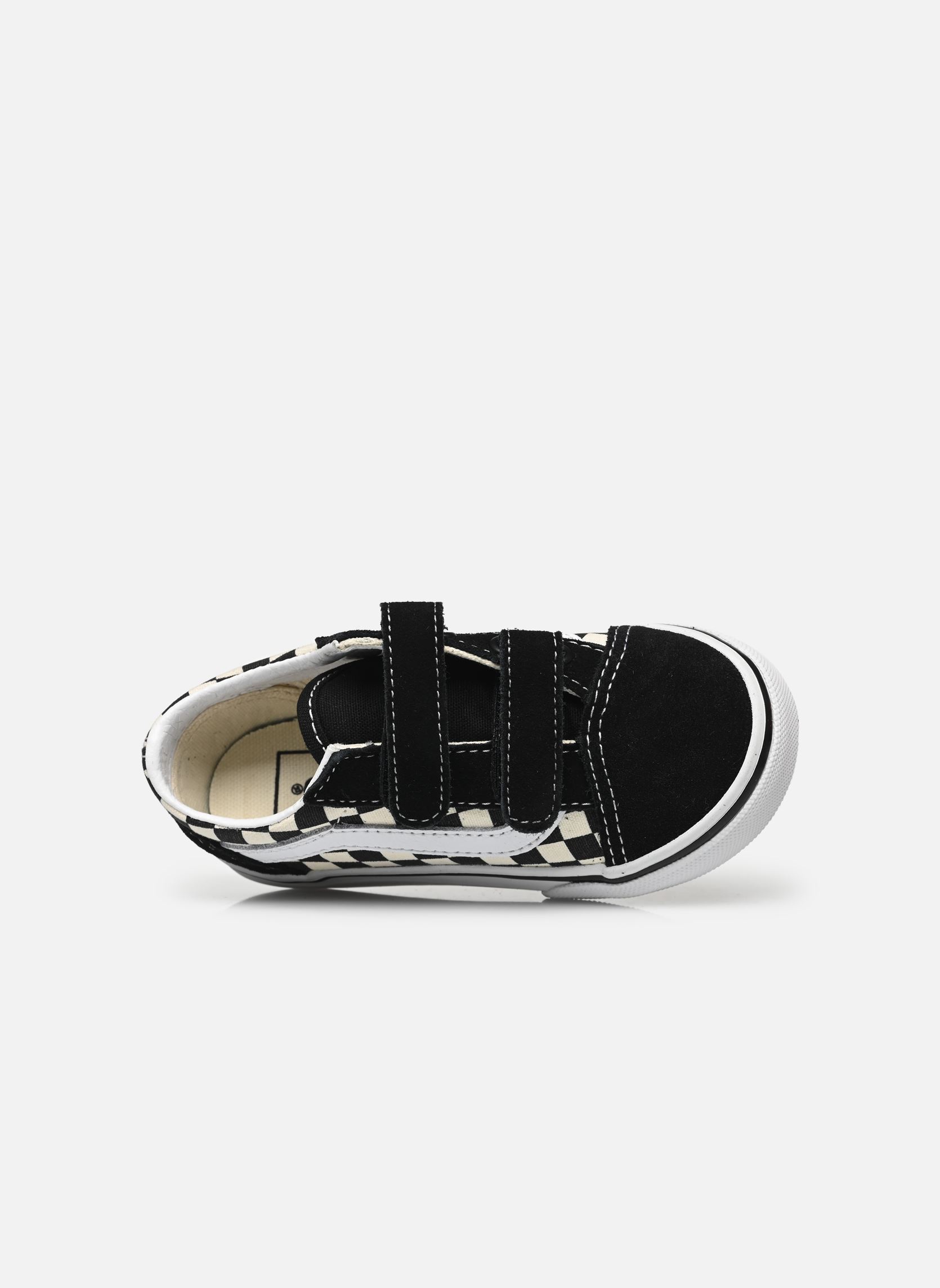 Baskets basses TD Old Skool V garçon noir Vans Baskets basses TD Old Skool V garçon noir (PRIMARY CHECK) BLK/WHITE