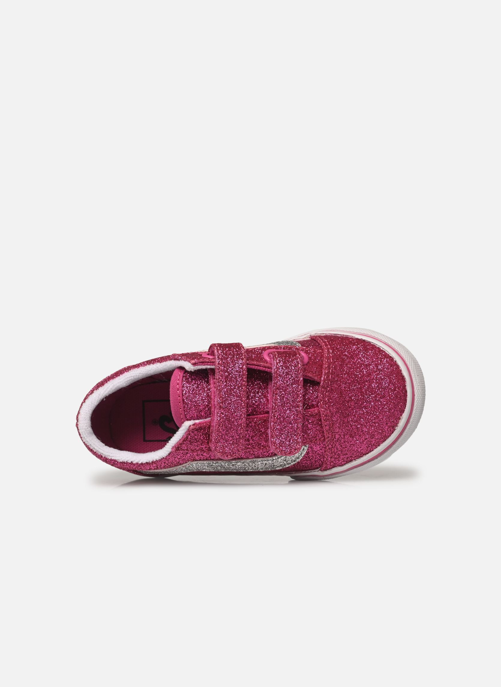 Niedrige Sneaker TD Old Skool V mädchen rosa Vans Niedrige Sneaker TD Old Skool V mädchen rosa GLITTER RASPBERRY ROSE