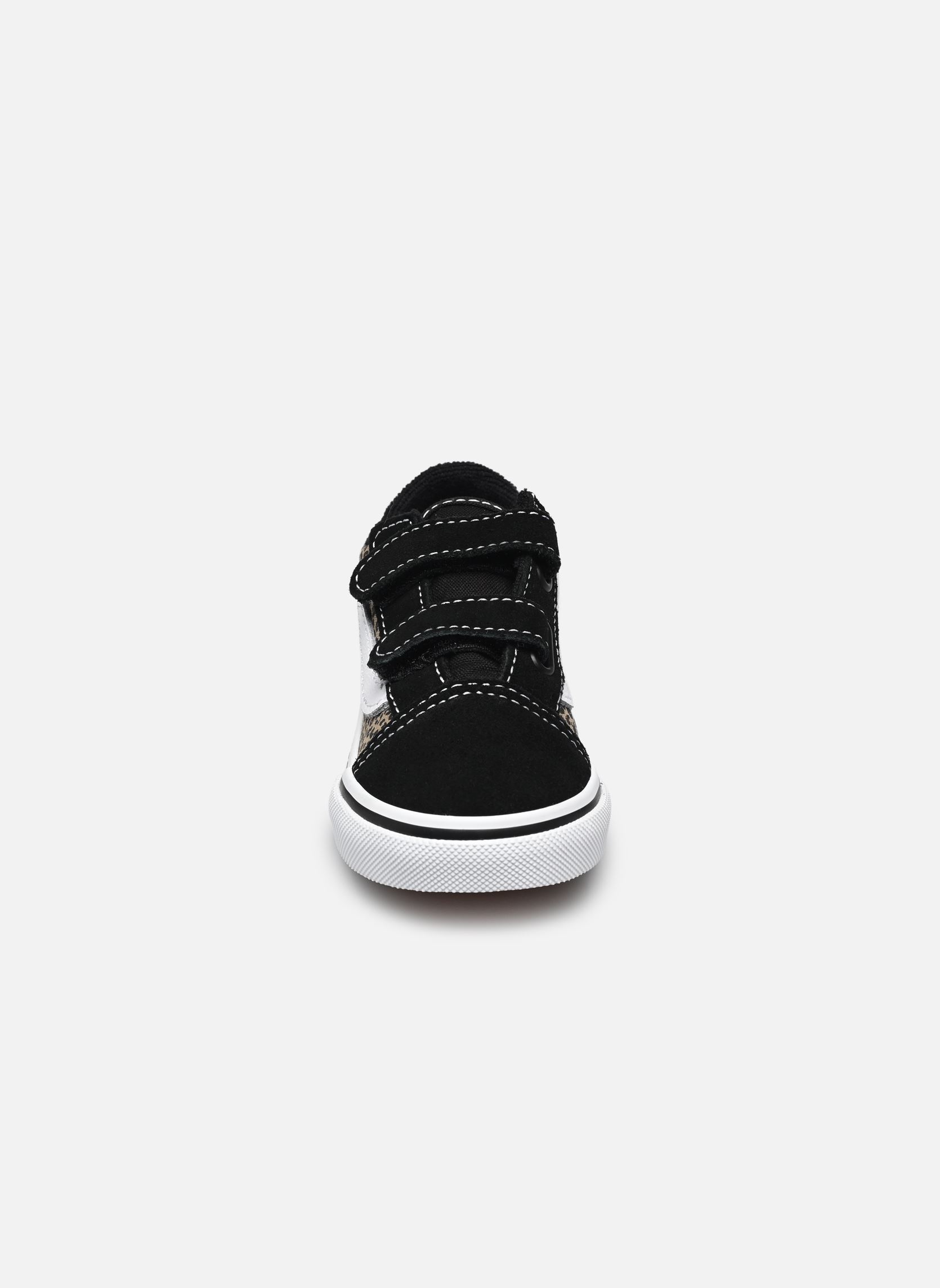 Niedrige Sneaker TD Old Skool V mädchen schwarz Vans Niedrige Sneaker TD Old Skool V mädchen schwarz BLACK/LEOPARD