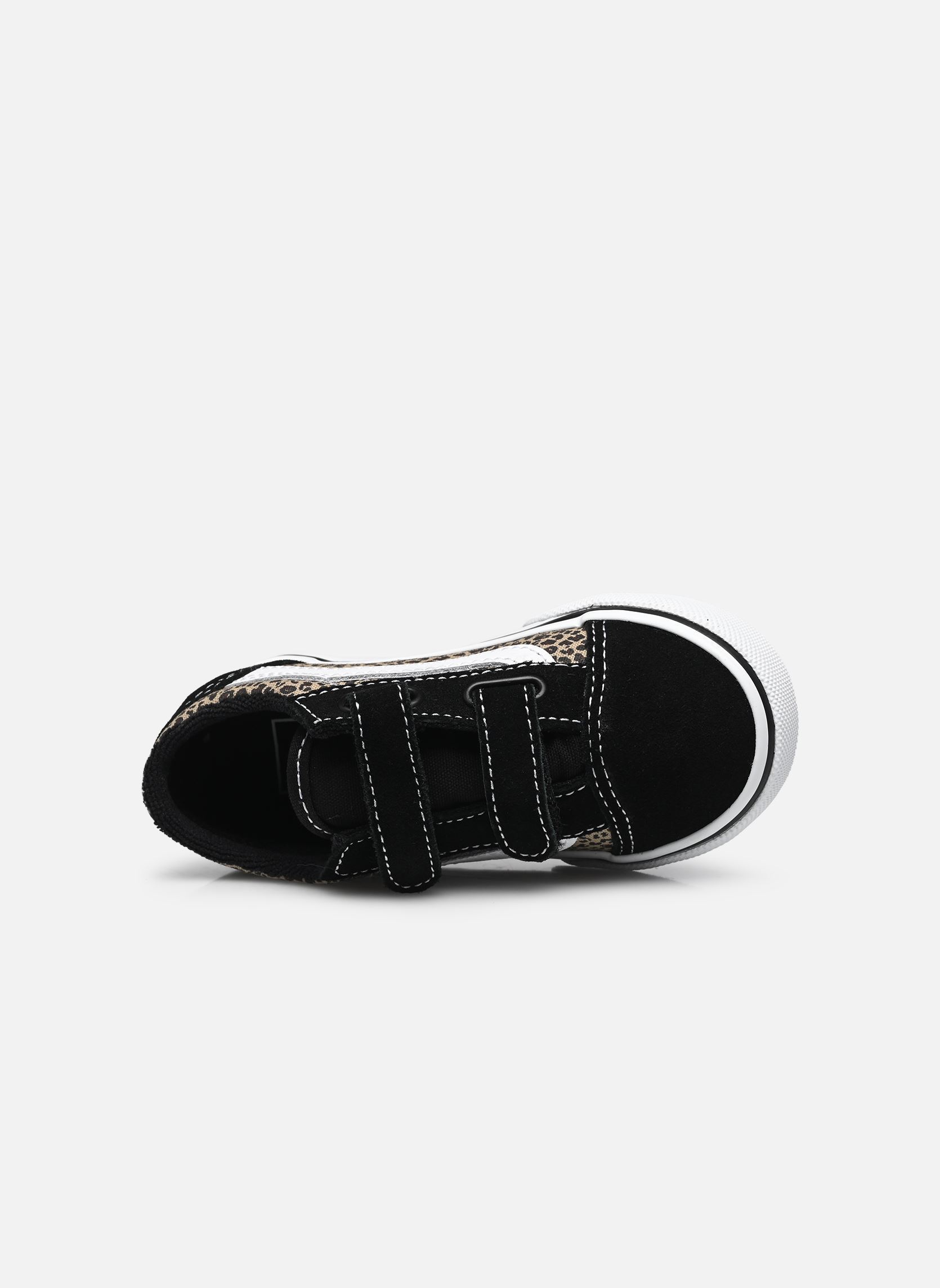 Niedrige Sneaker TD Old Skool V mädchen schwarz Vans Niedrige Sneaker TD Old Skool V mädchen schwarz BLACK/LEOPARD