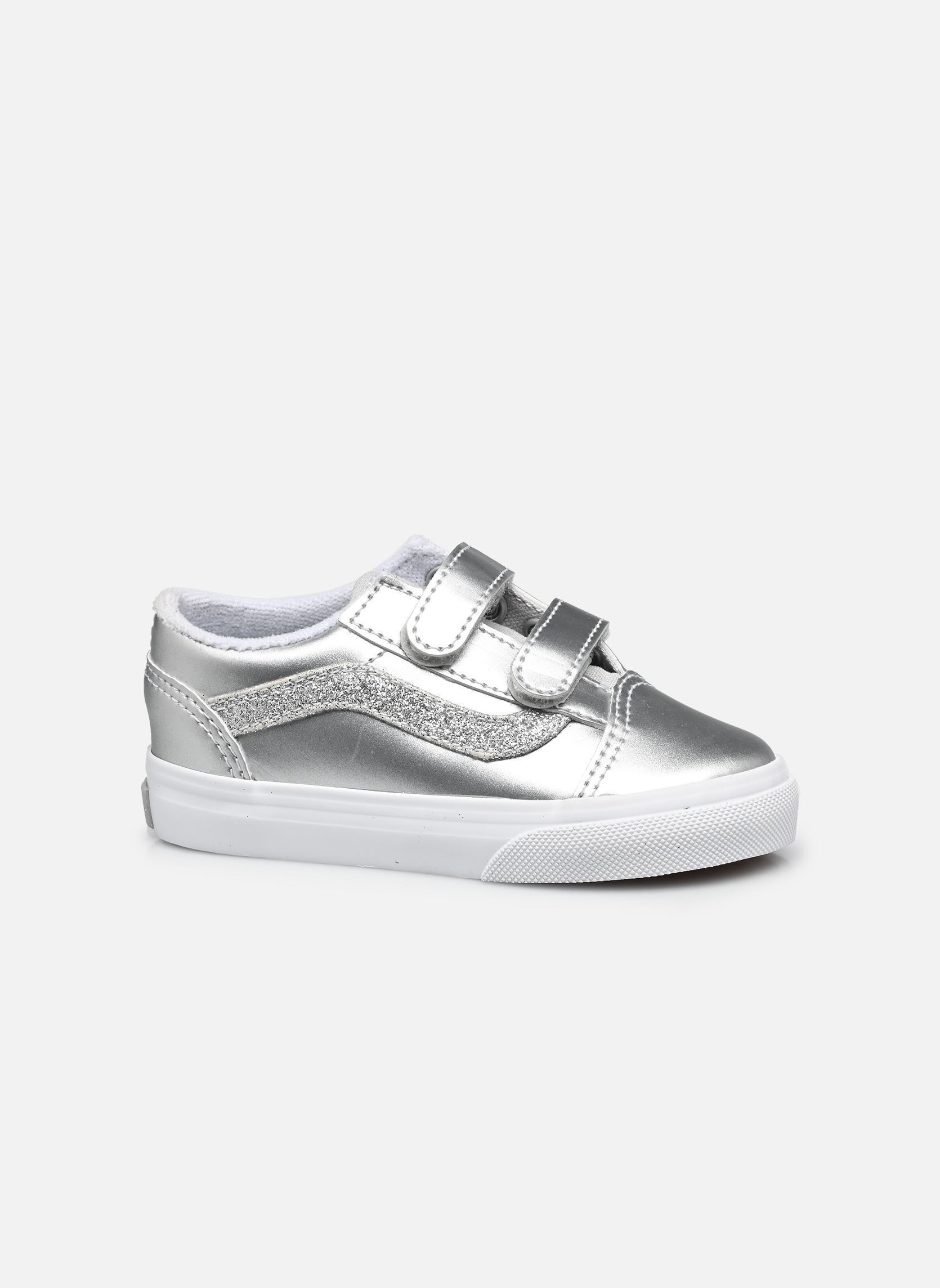 Baskets basses TD Old Skool V fille gris Vans Baskets basses TD Old Skool V fille gris DAZZLED LUNAR ROCK