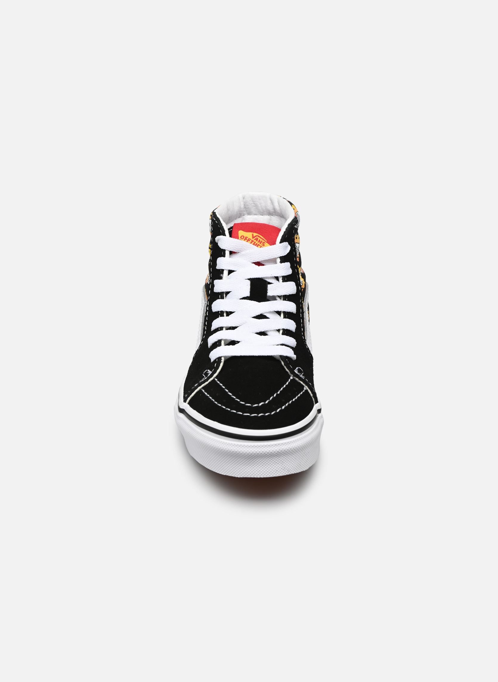 Baskets basses UY Sk8-Hi garçon noir Vans Baskets basses UY Sk8-Hi garçon noir (FLAME LOGO REPEAT) BLACK/FLAM
