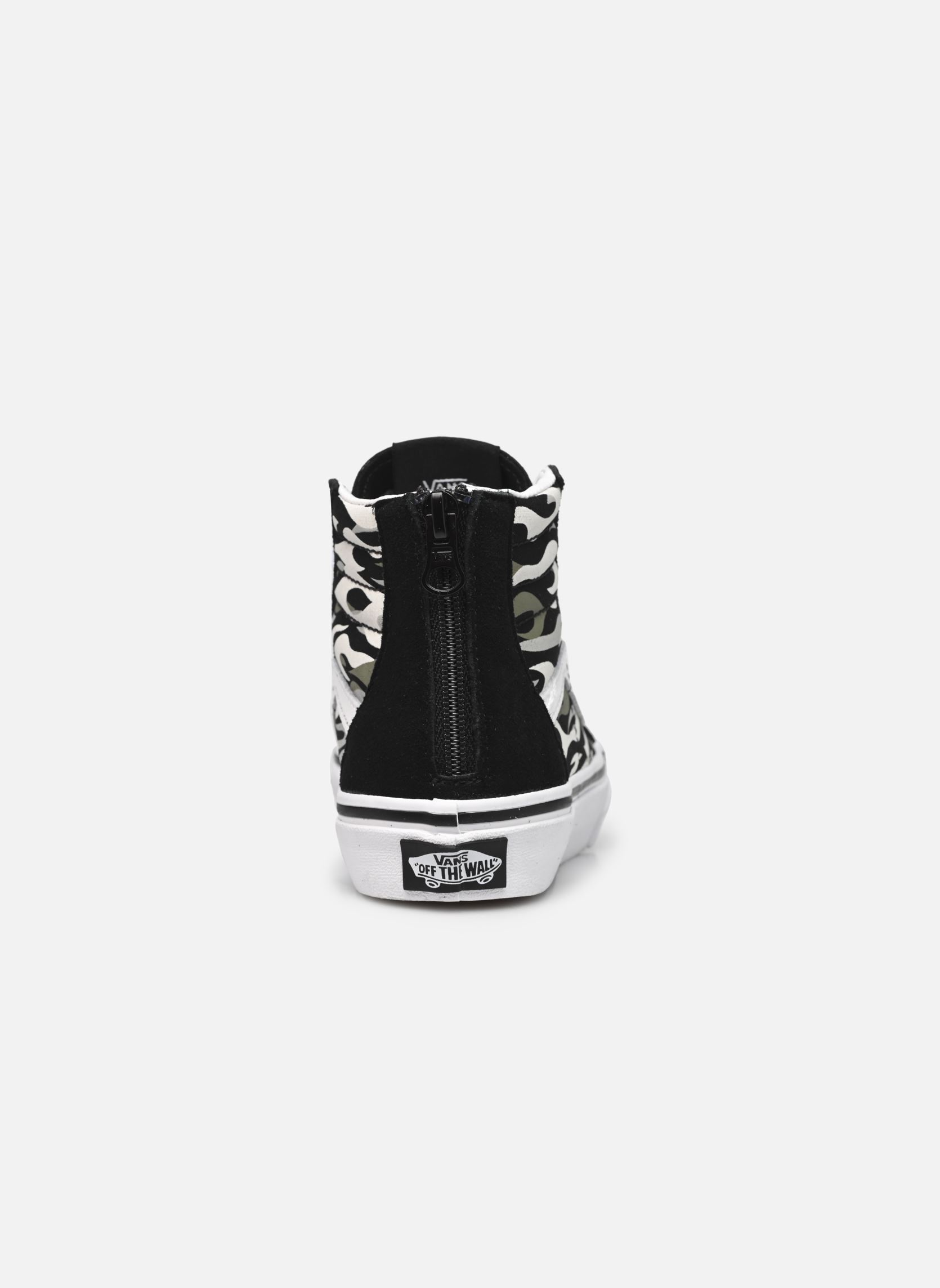 Baskets hautes UY SK8-Hi Zip garçon noir Vans Baskets hautes UY SK8-Hi Zip garçon noir FLAME CAMO BLACK/GREY