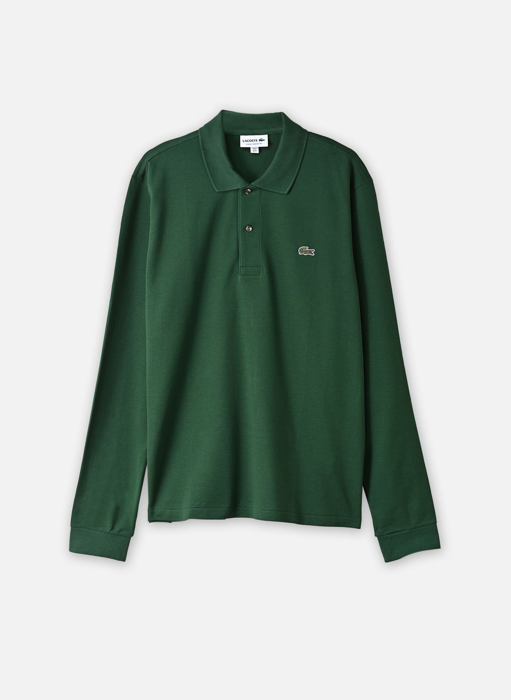 Polo's Polo Classique ML L1312 Croco heren groen Lacoste Polo's Polo Classique ML L1312 Croco heren groen VERT