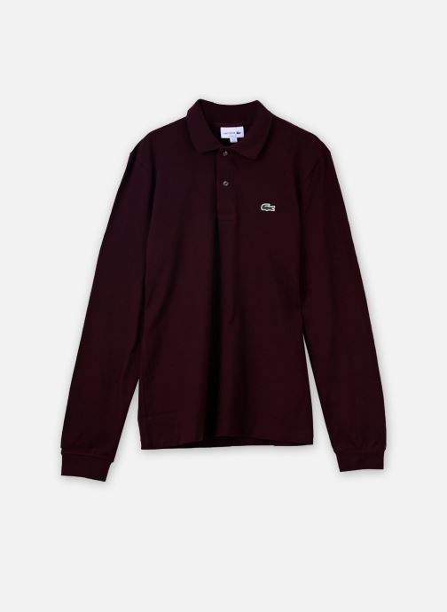 Lacoste Polos Polo Classique ML L1312 Croco homme bordeaux
