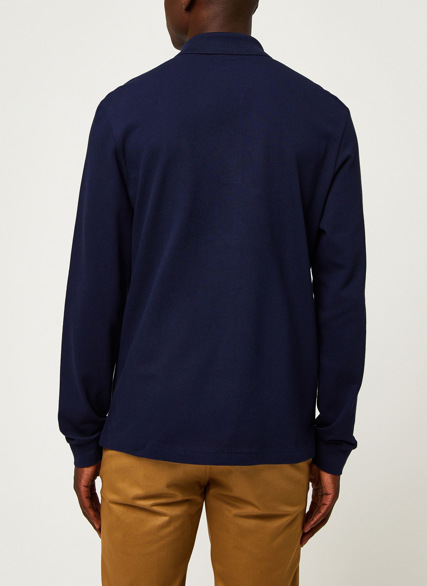 Polos Polo Classique ML L1312 Croco homme bleu Lacoste Polos Polo Classique ML L1312 Croco homme bleu 166 MARINE