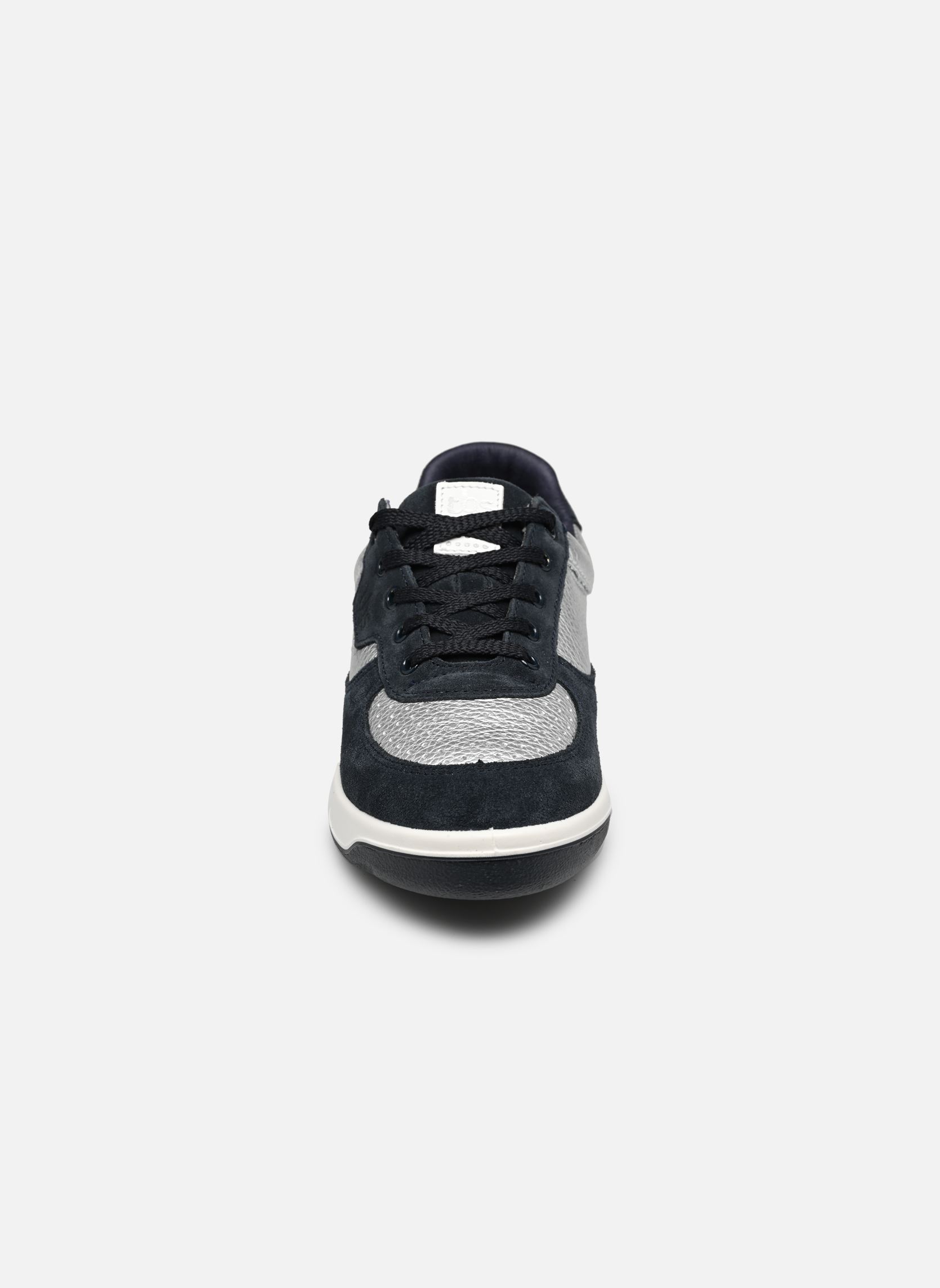 Baskets basses Bettyli femme argent TBS Made in France Baskets basses Bettyli femme argent ARGENT + MARINE