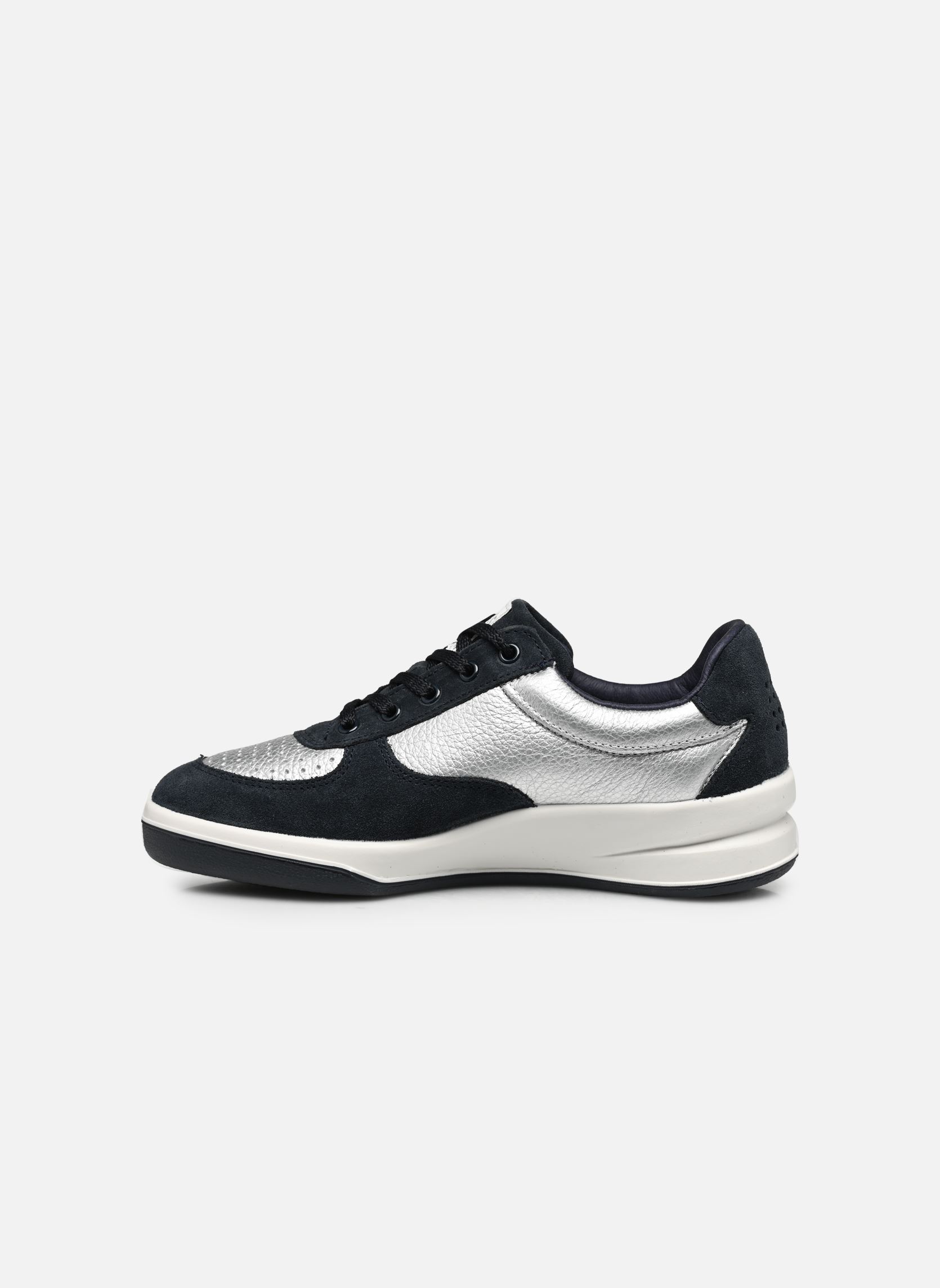 Baskets basses Bettyli femme argent TBS Made in France Baskets basses Bettyli femme argent ARGENT + MARINE
