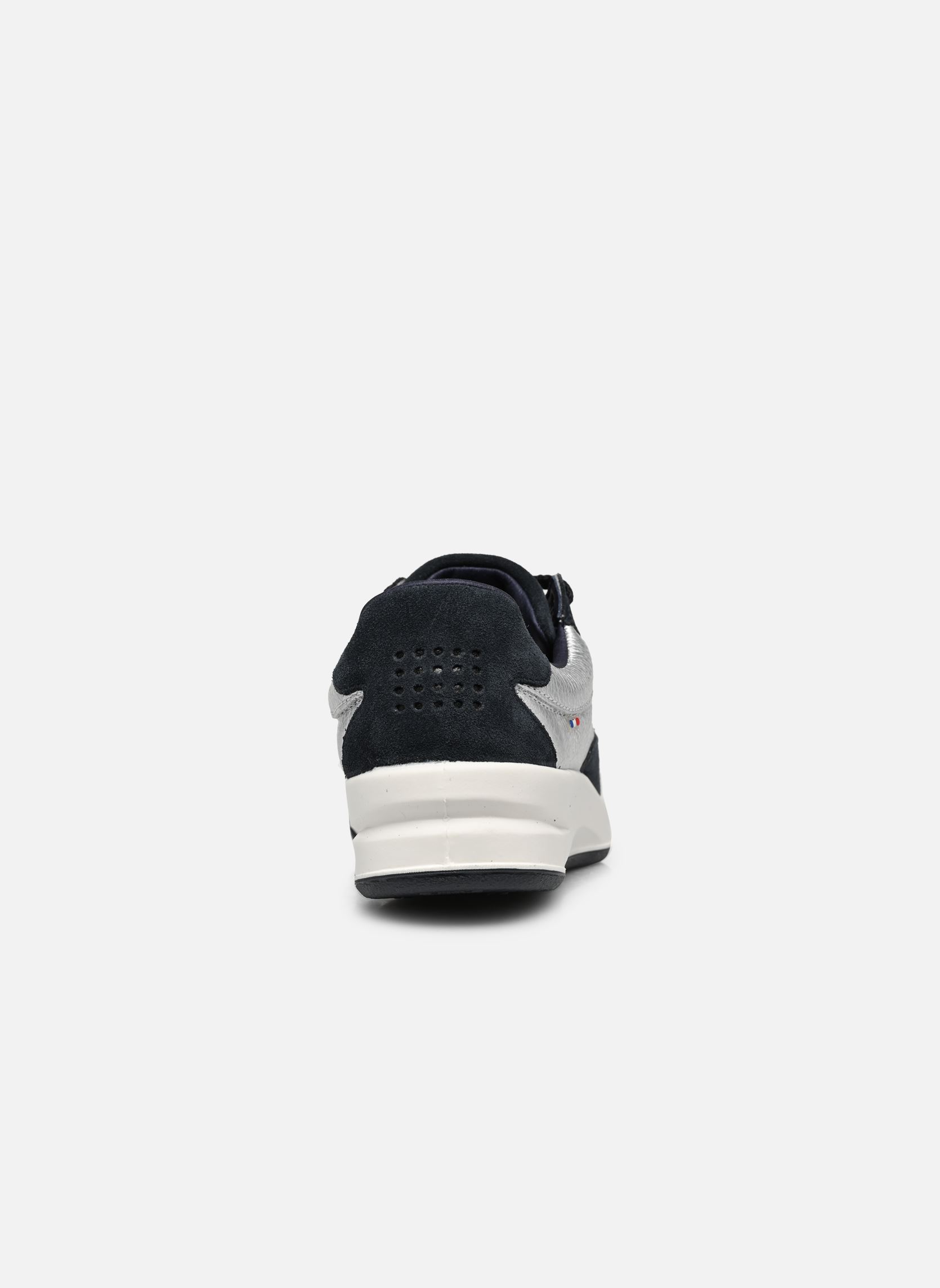 Baskets basses Bettyli femme argent TBS Made in France Baskets basses Bettyli femme argent ARGENT + MARINE