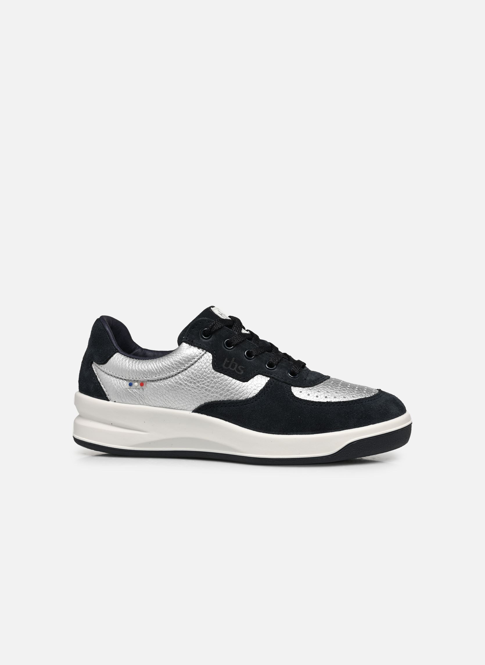 Baskets basses Bettyli femme argent TBS Made in France Baskets basses Bettyli femme argent ARGENT + MARINE