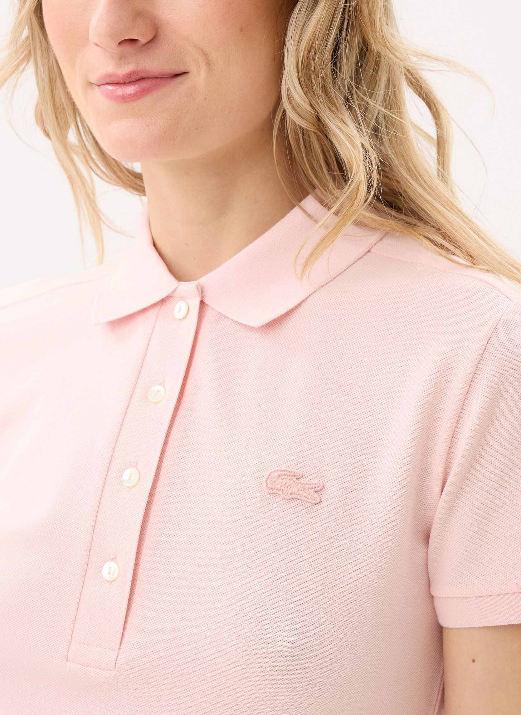 Jurken Robe polo en piqué EF5473 dames roze Lacoste Jurken Robe polo en piqué EF5473 dames roze NIDUS