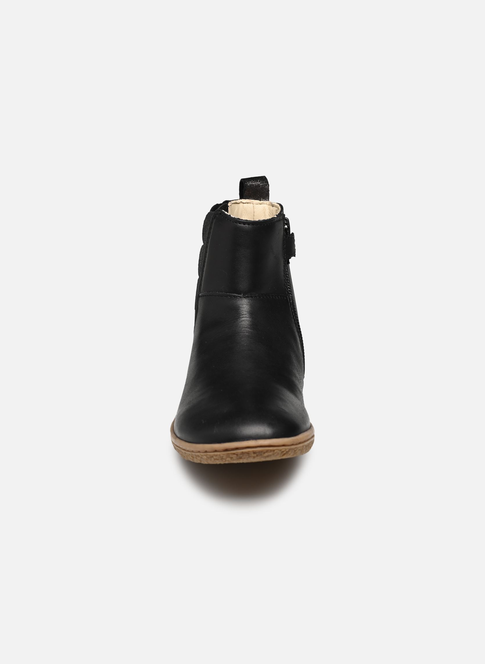 Enkellaarsjes Vetudi meisjes zwart Kickers Enkellaarsjes Vetudi meisjes zwart NOIR METALLISE